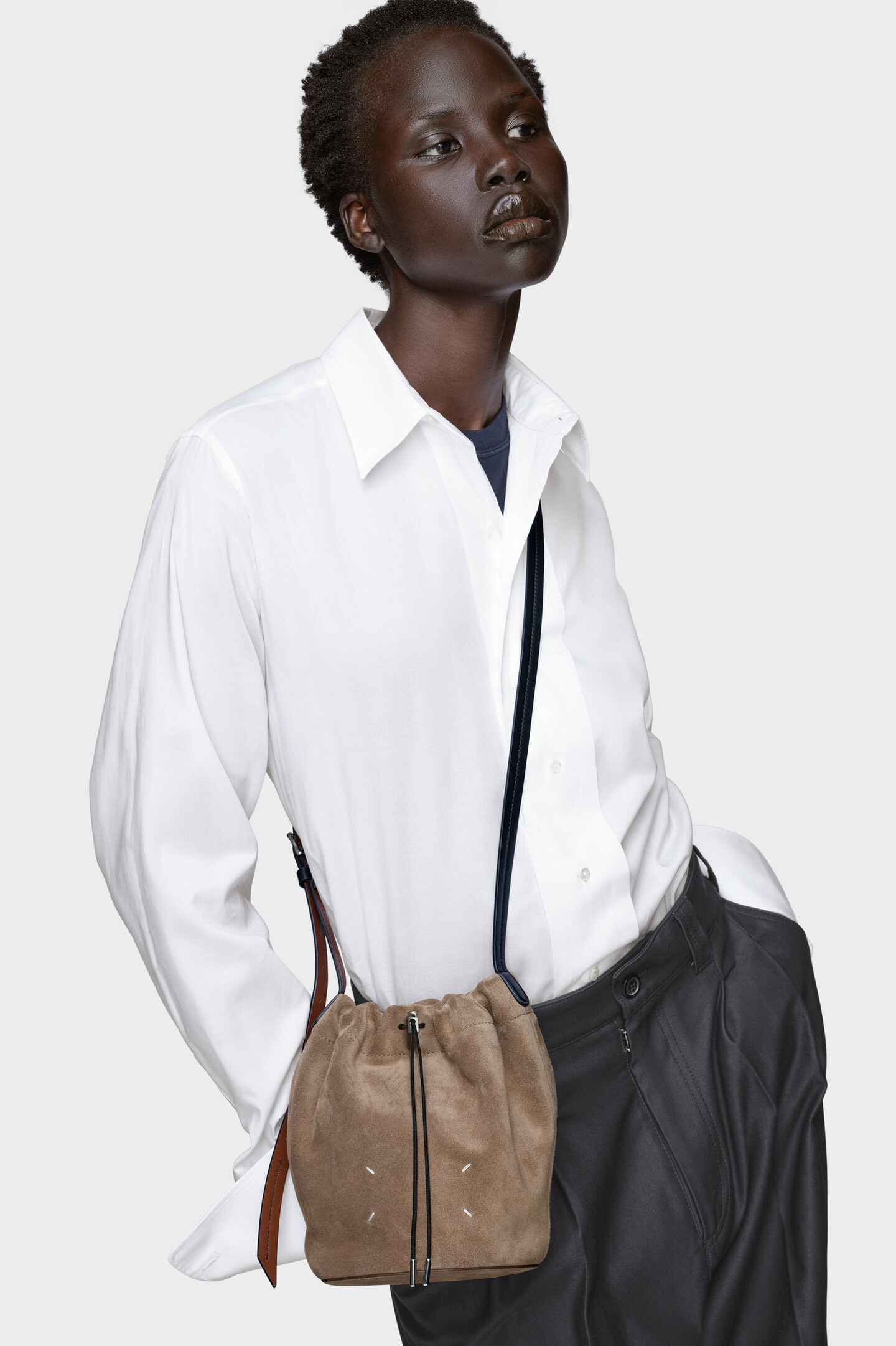 アパルトモンMAISON MARGIELA◆SHOULDER POUCH BAG DRAWSTRING POUCH