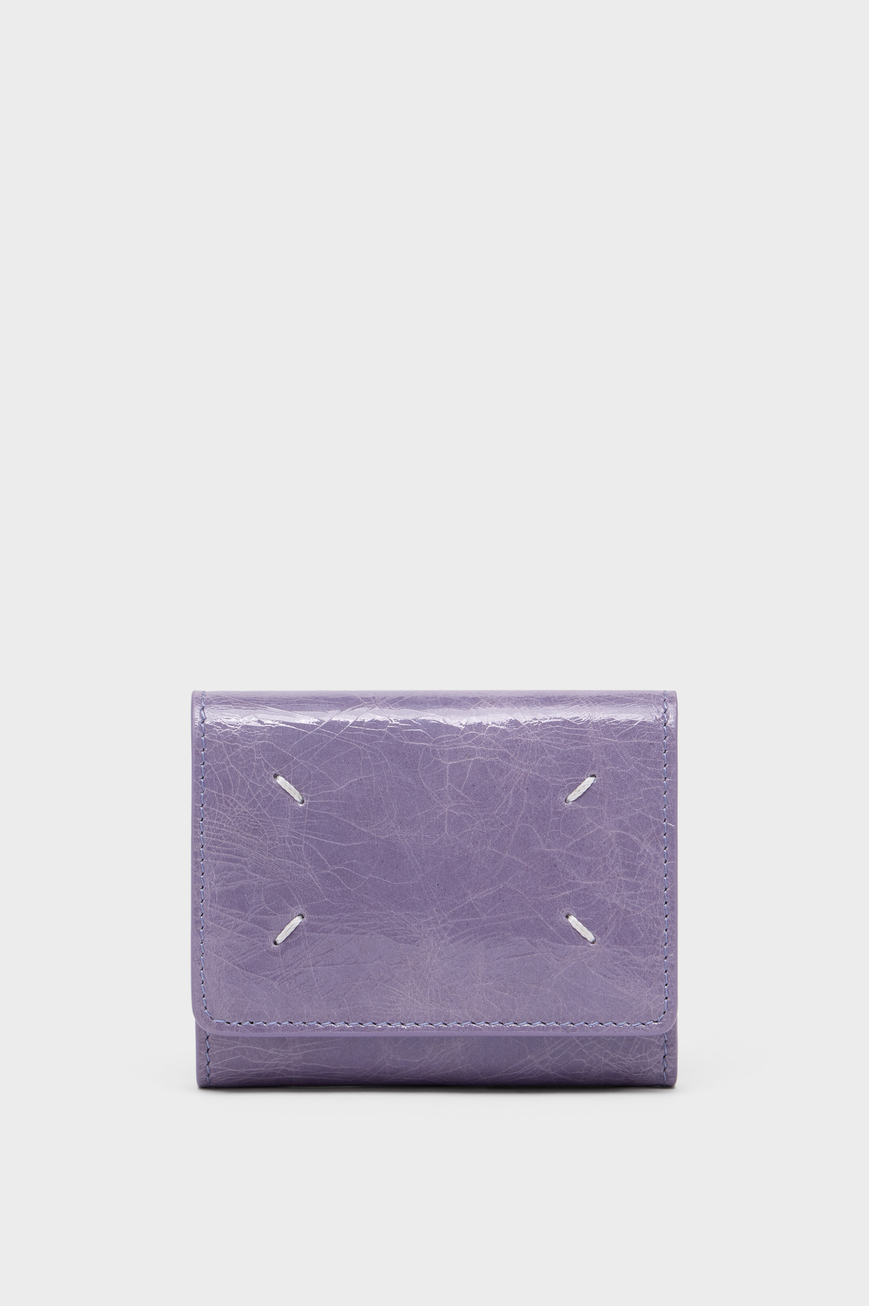 4ステッチ 三つ折り ウォレット パープル | Maison Margiela公式