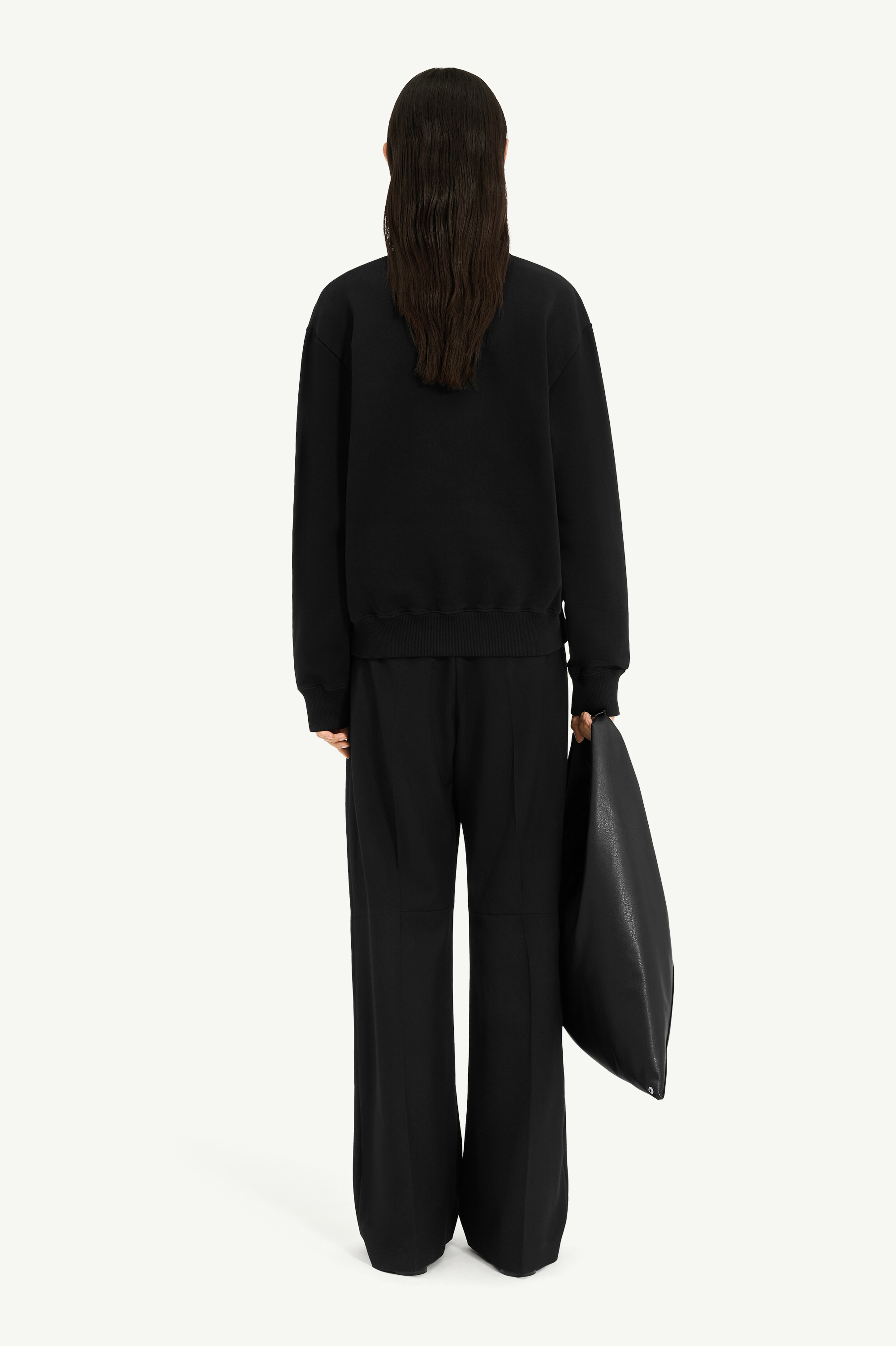 Black Cotton sweater | MM6 Official