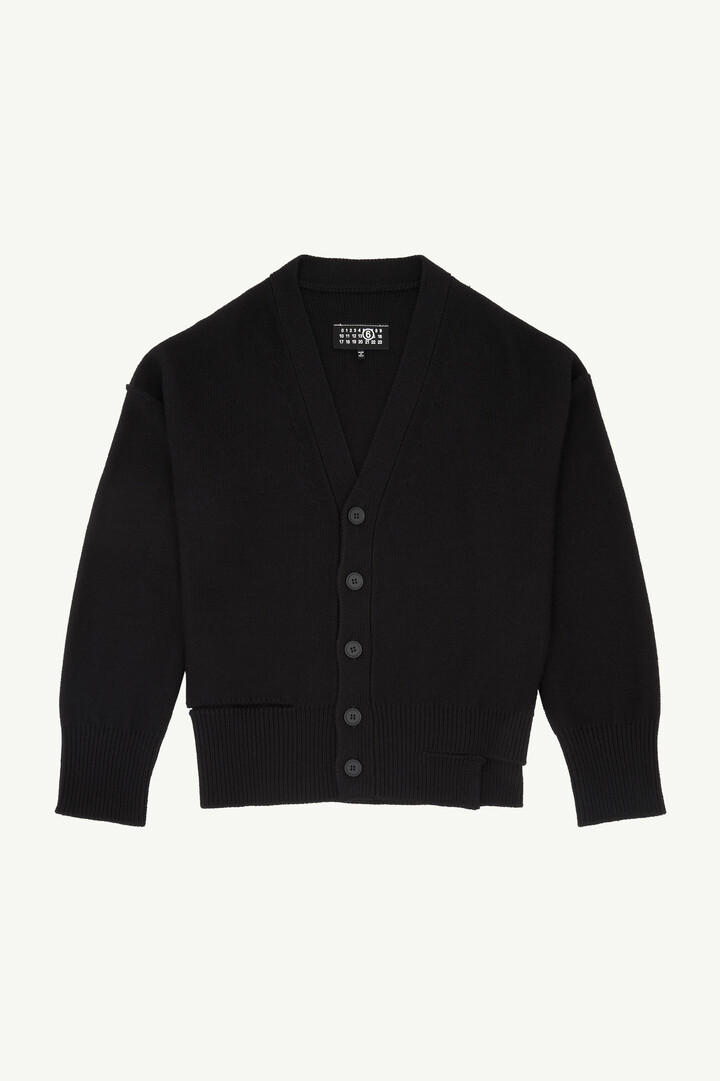 Women's V-Neck Knit Cardigan | MM6