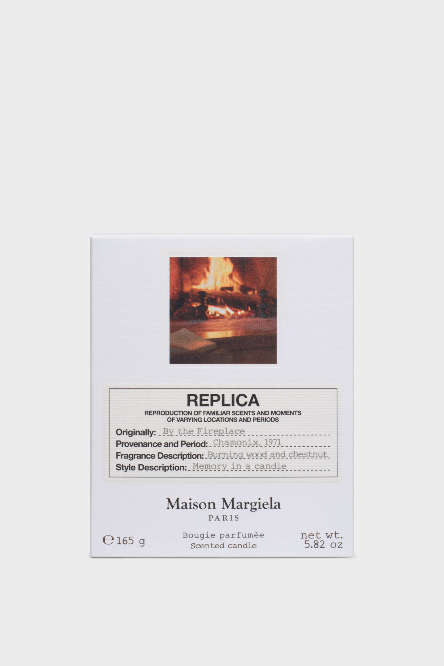 キャンドル Maison Margiela REPLICA Scented Candle Maison Margiela REPLICA By the Fireplace Scented Candle, 5.8