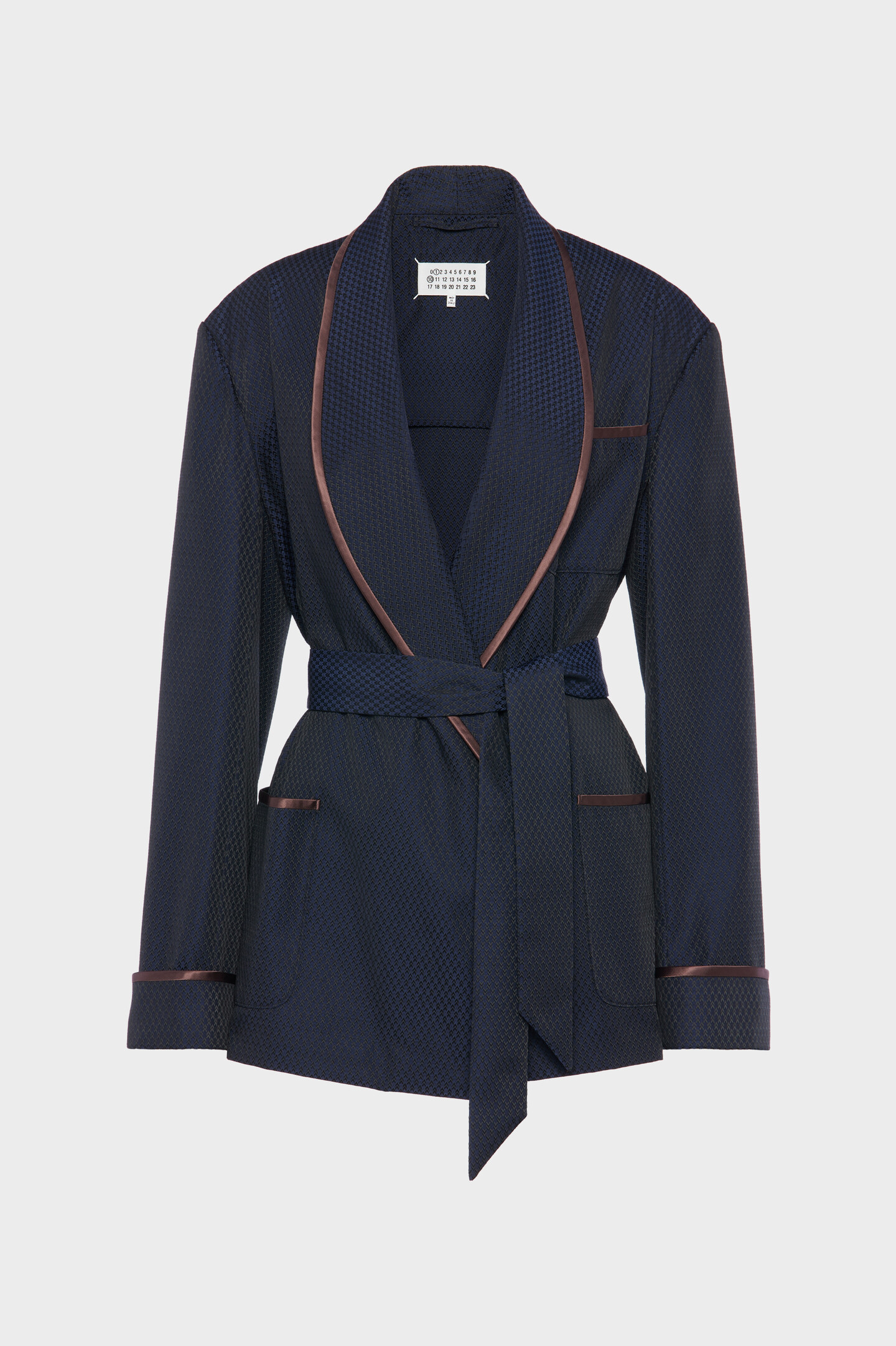 Wool robe de chambre jacket