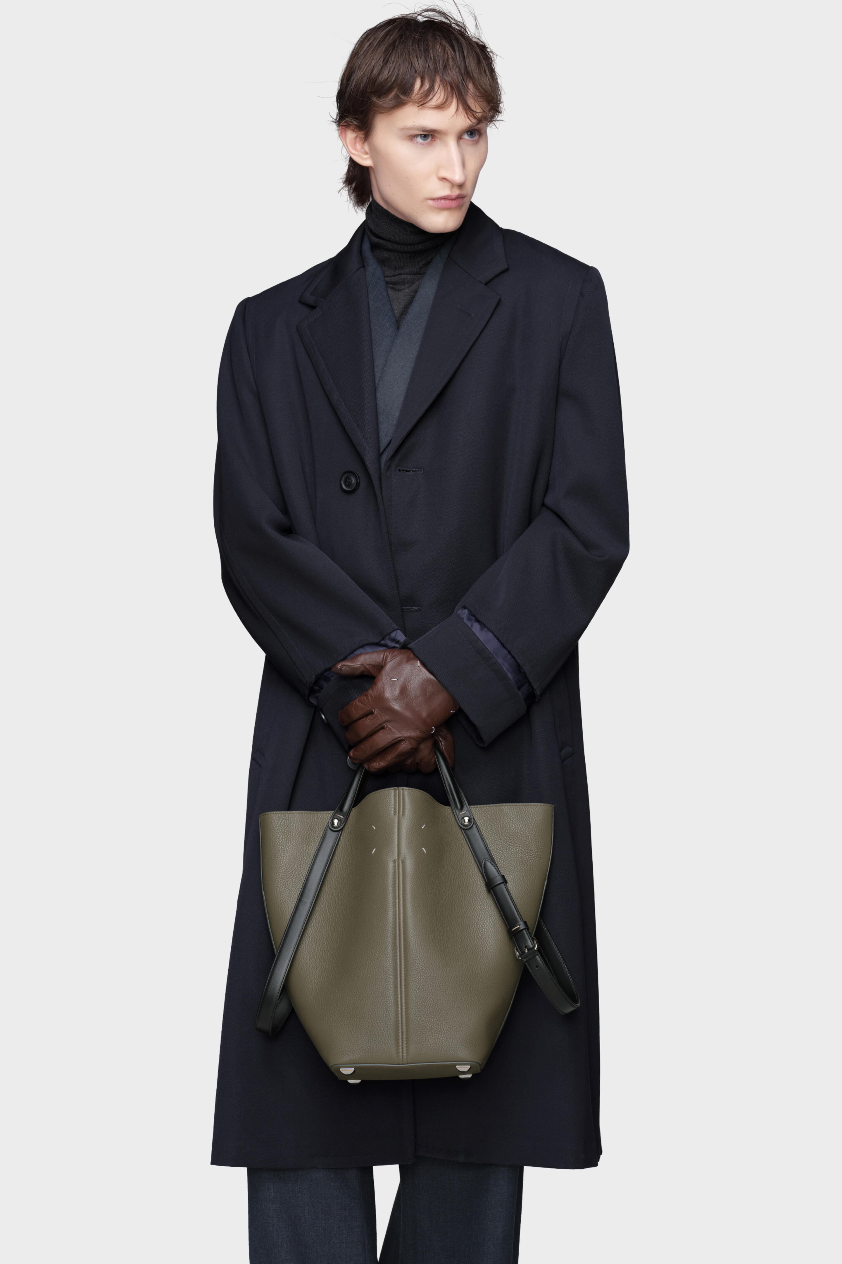 Brown Leather Dress-Age Medium | Maison Margiela