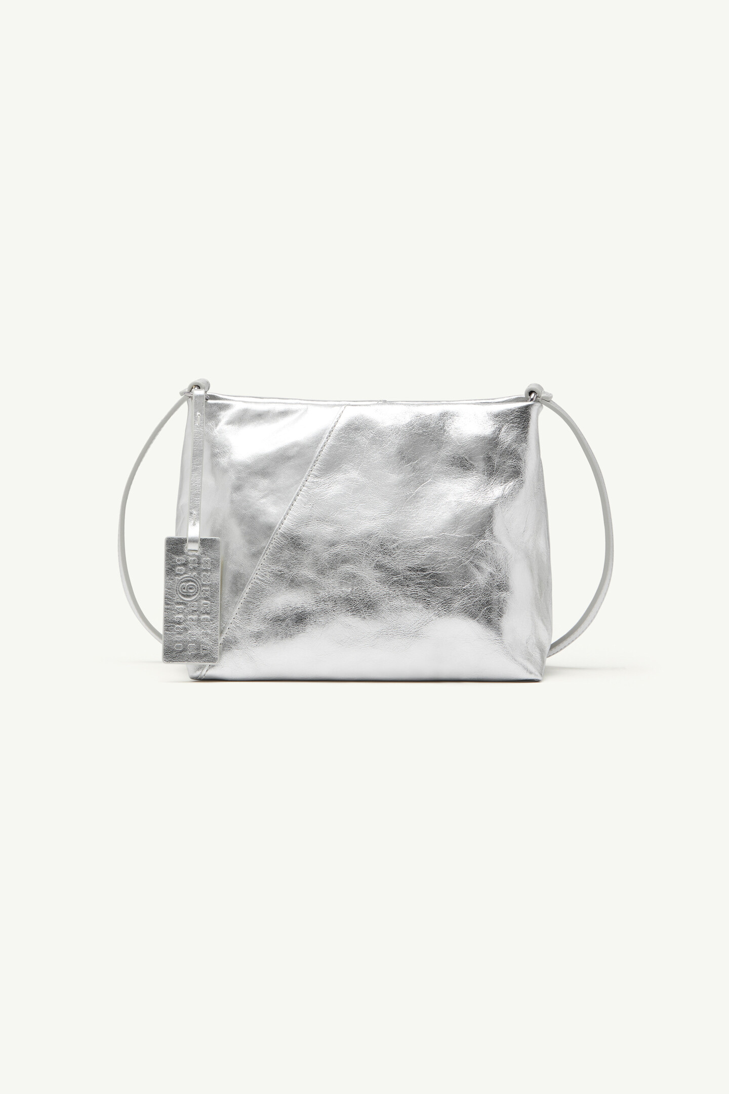 Gray Folded Japanese Shoulder Bag | MM6 Official