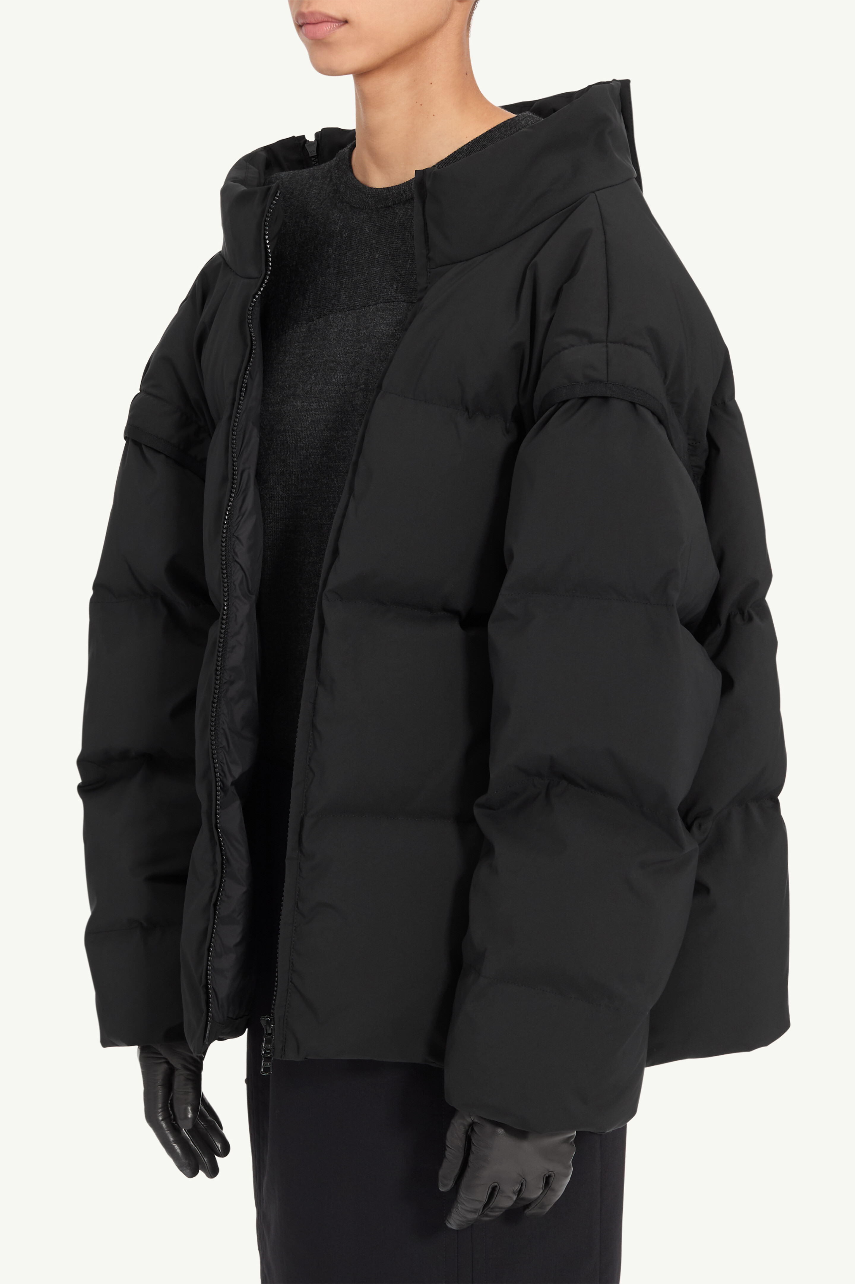 Multi-wear padded jacket