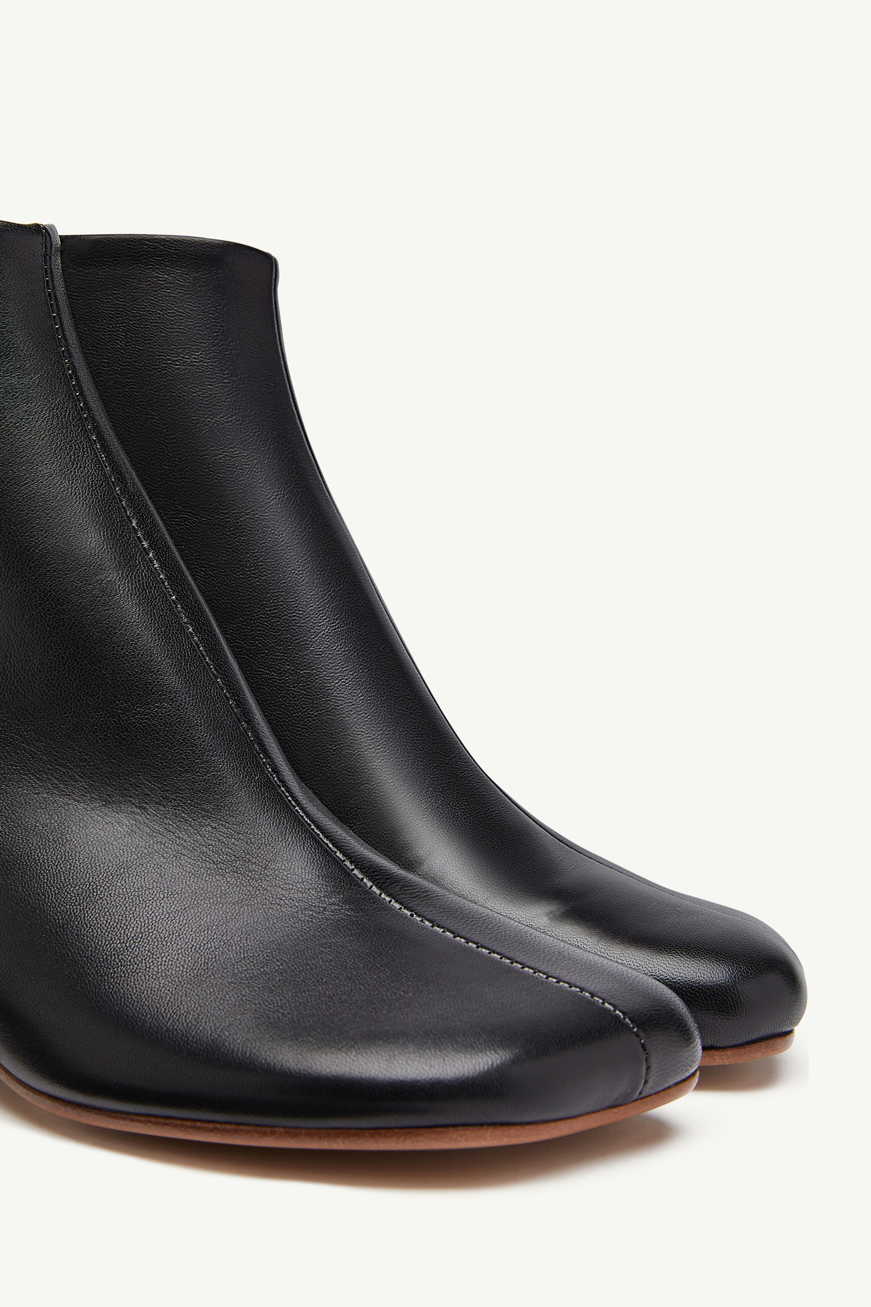 Black Zip Ankle Boots | Maison Margiela
