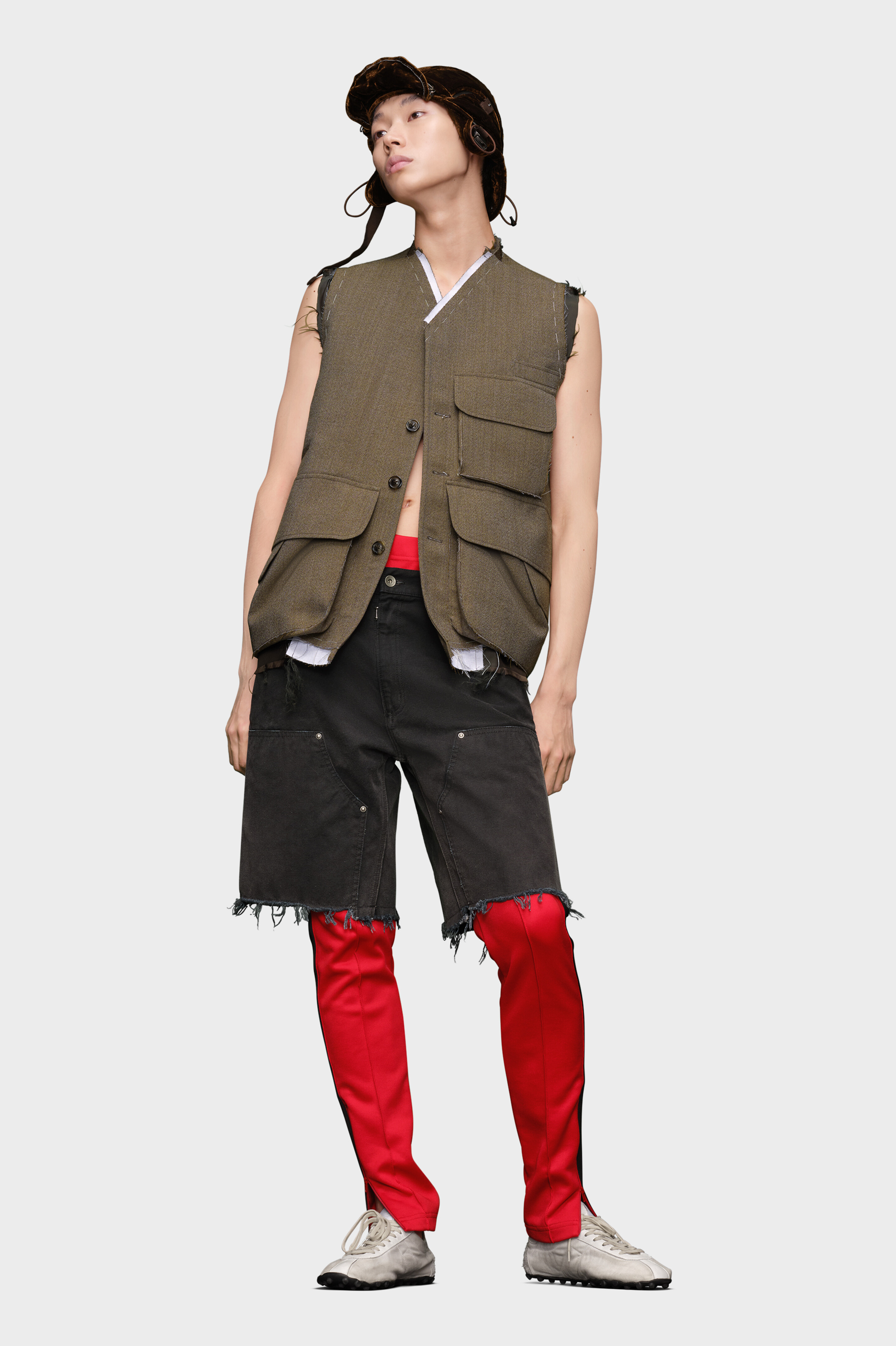 Maison Margiela ノースリーブジャケット ノースリーブウールジャケット