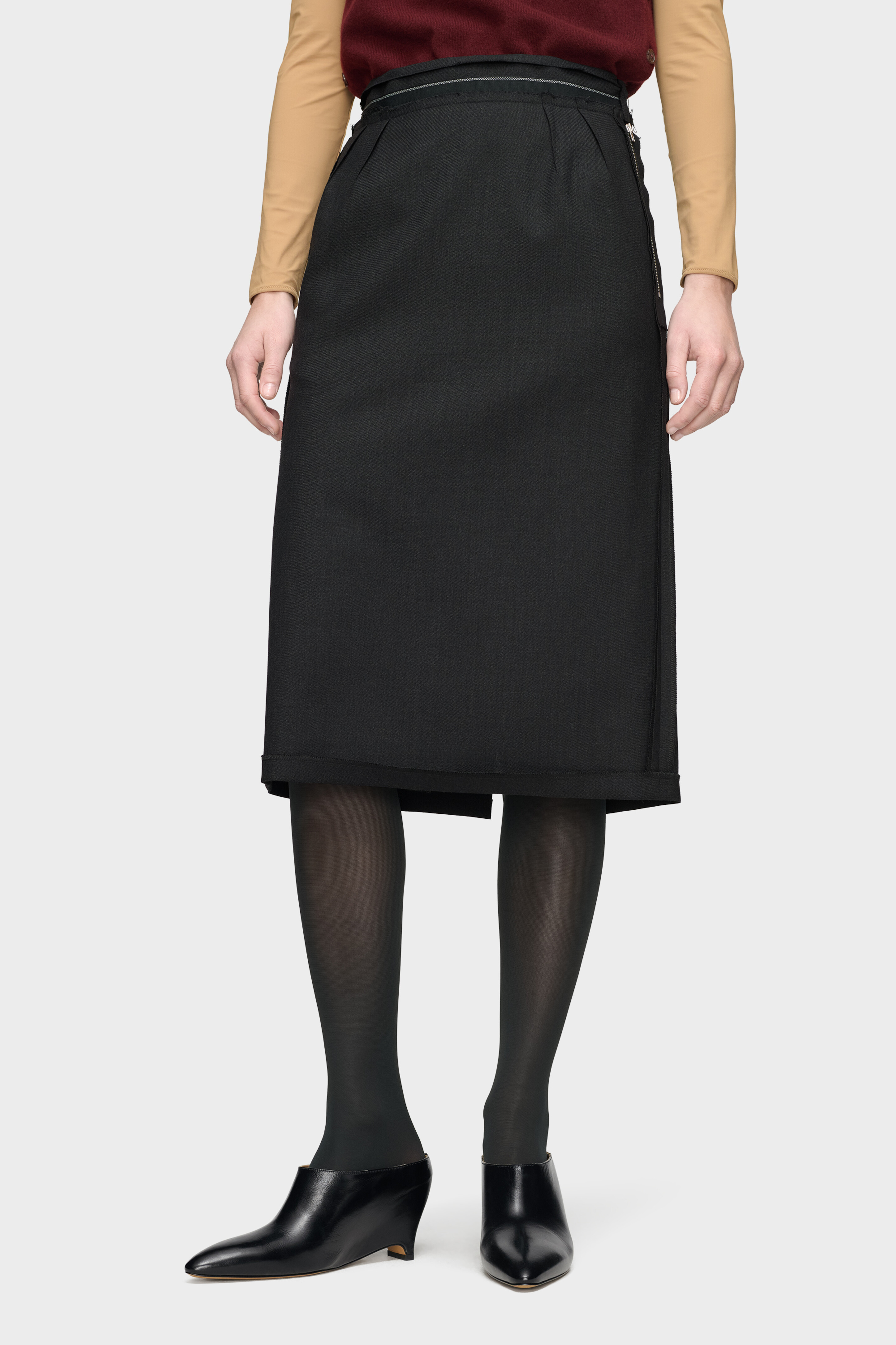 Black Heel-less Mule | Maison Margiela Official