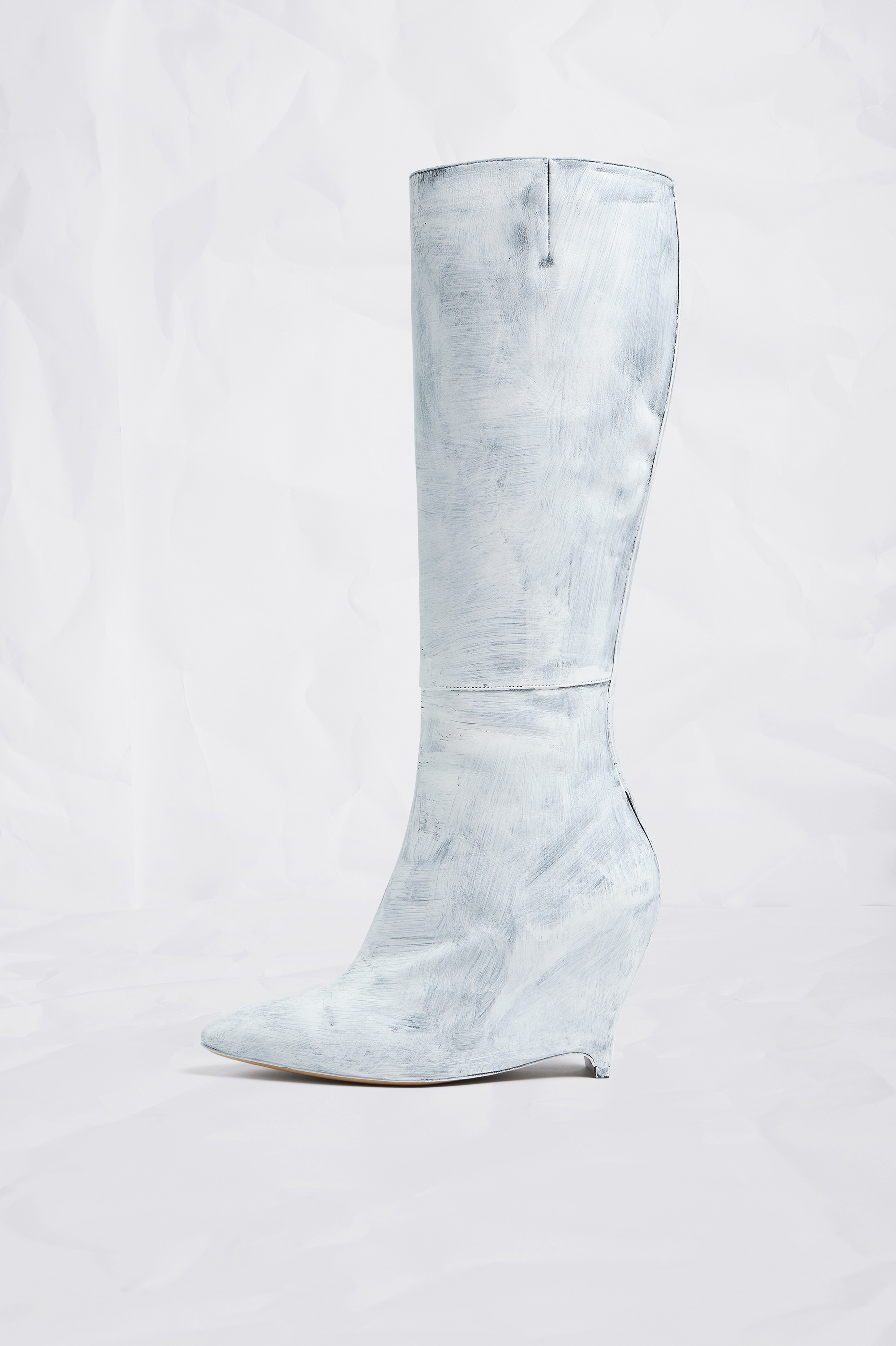 Botas Altas Heel-Less Bianchetto