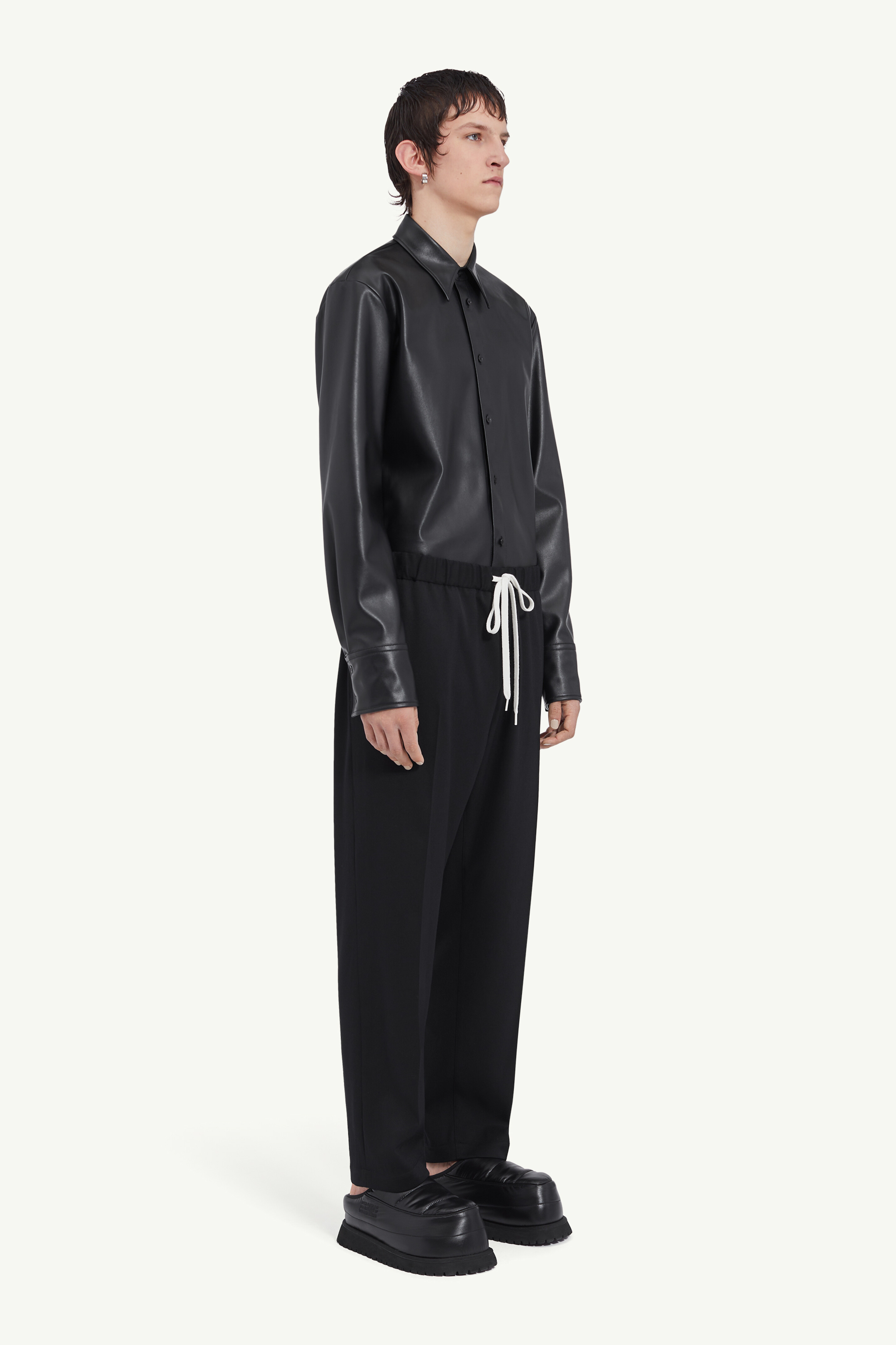 VogeLuxe | Men’s Slim Tapered Drawstring Trousers