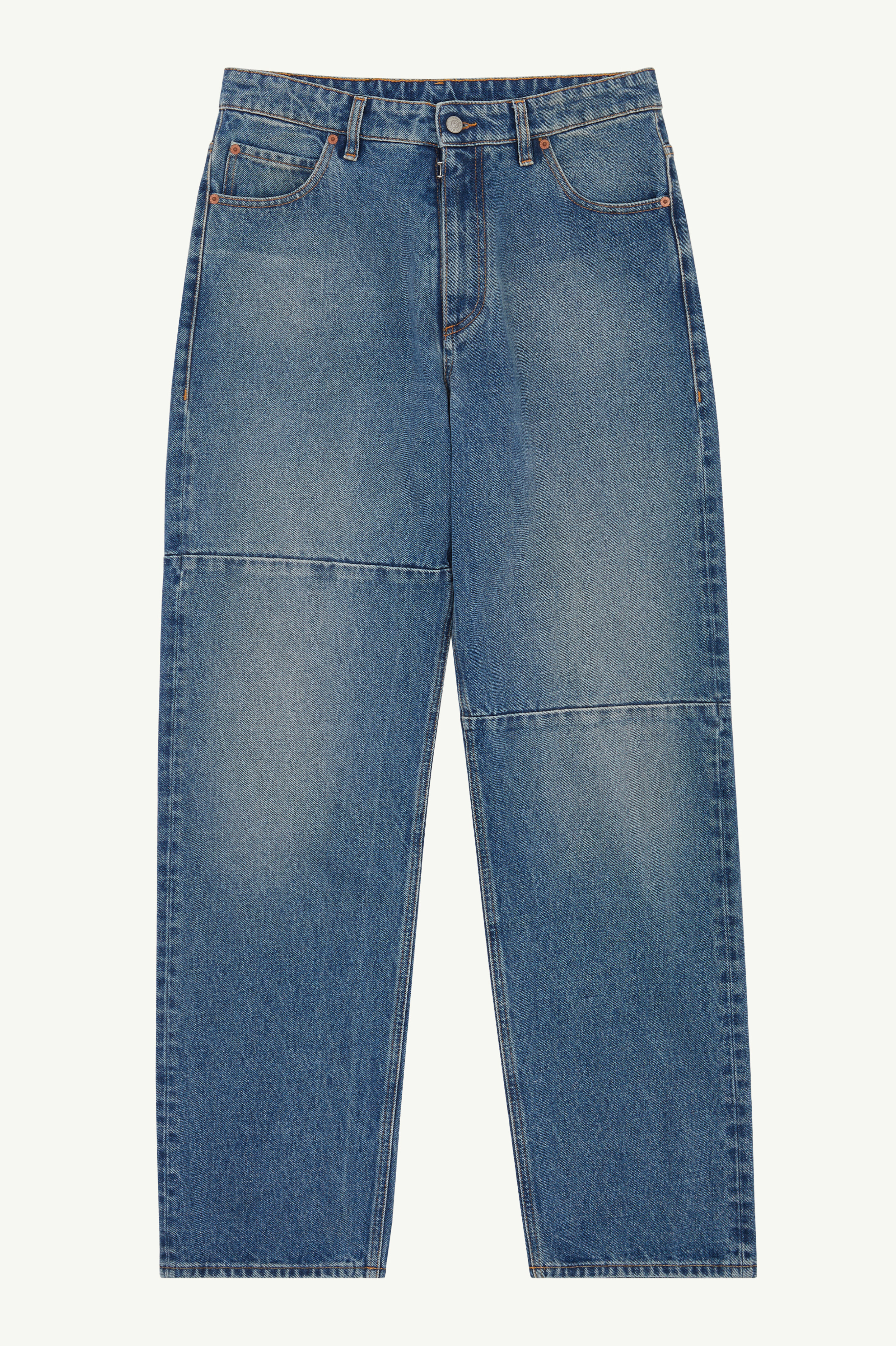 Light Blue Straight Leg Denim Trousers | Maison Margiela