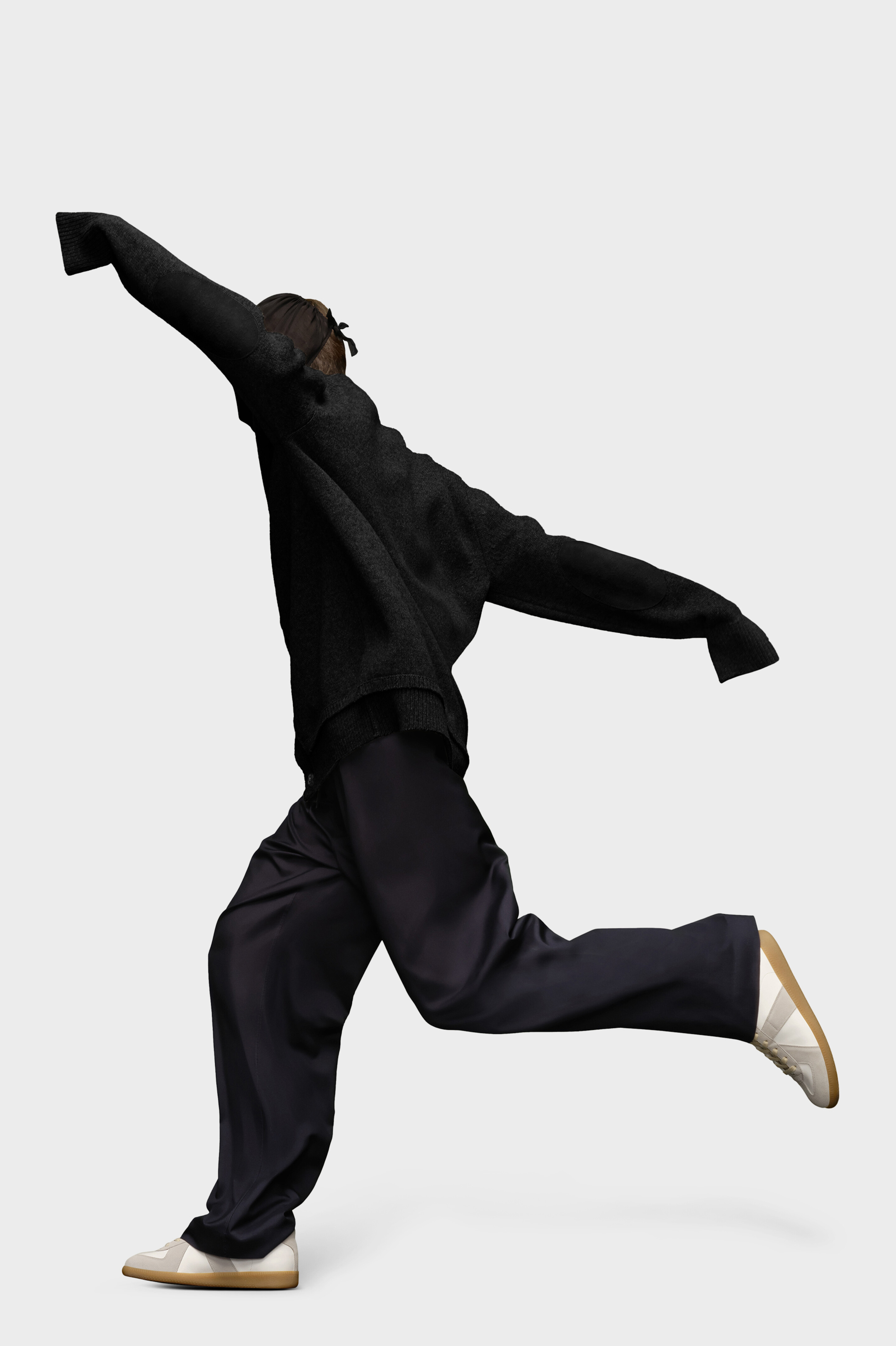 エルボーパッチカーディガン