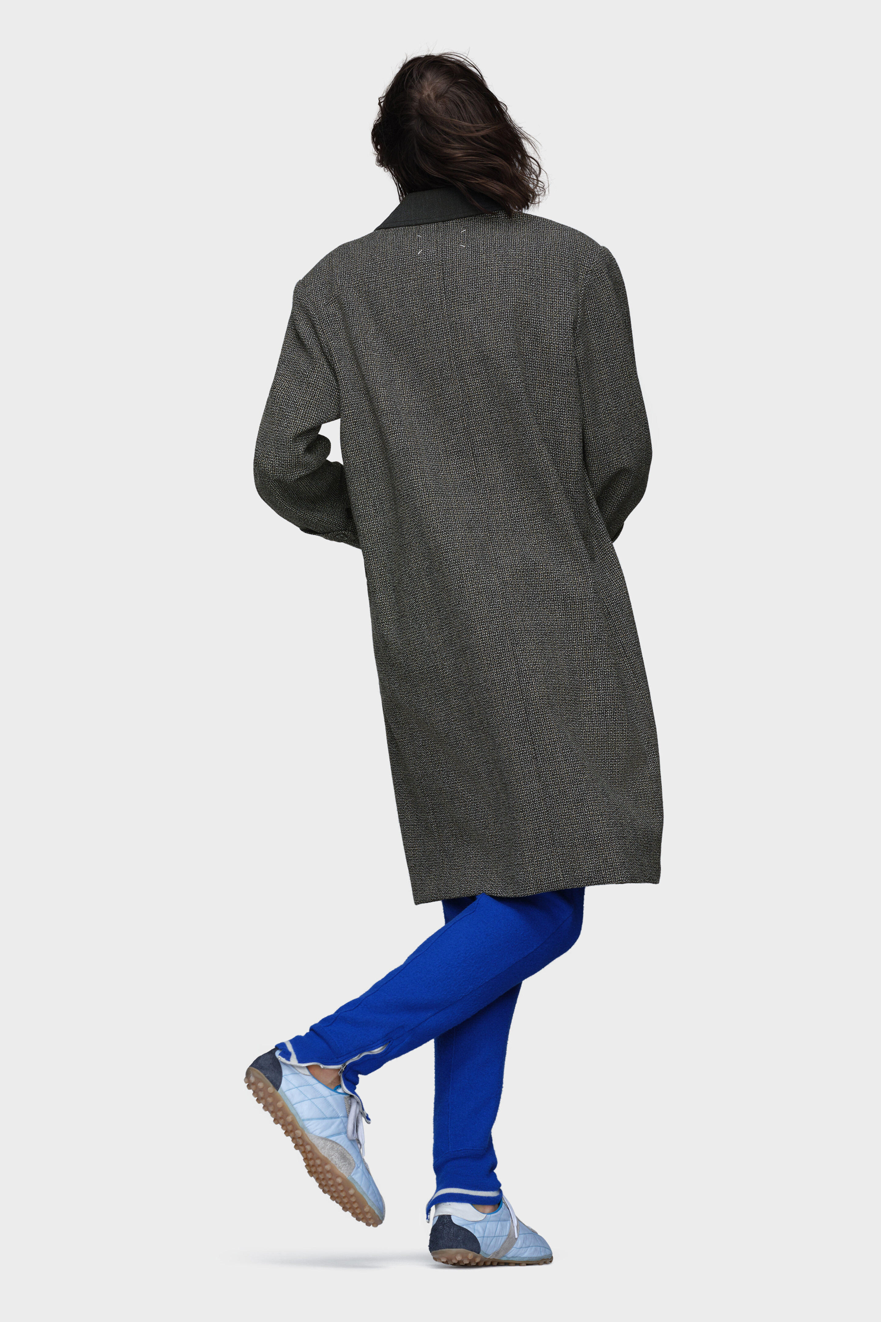 Men's Gray Wool Coat | Maison Margiela