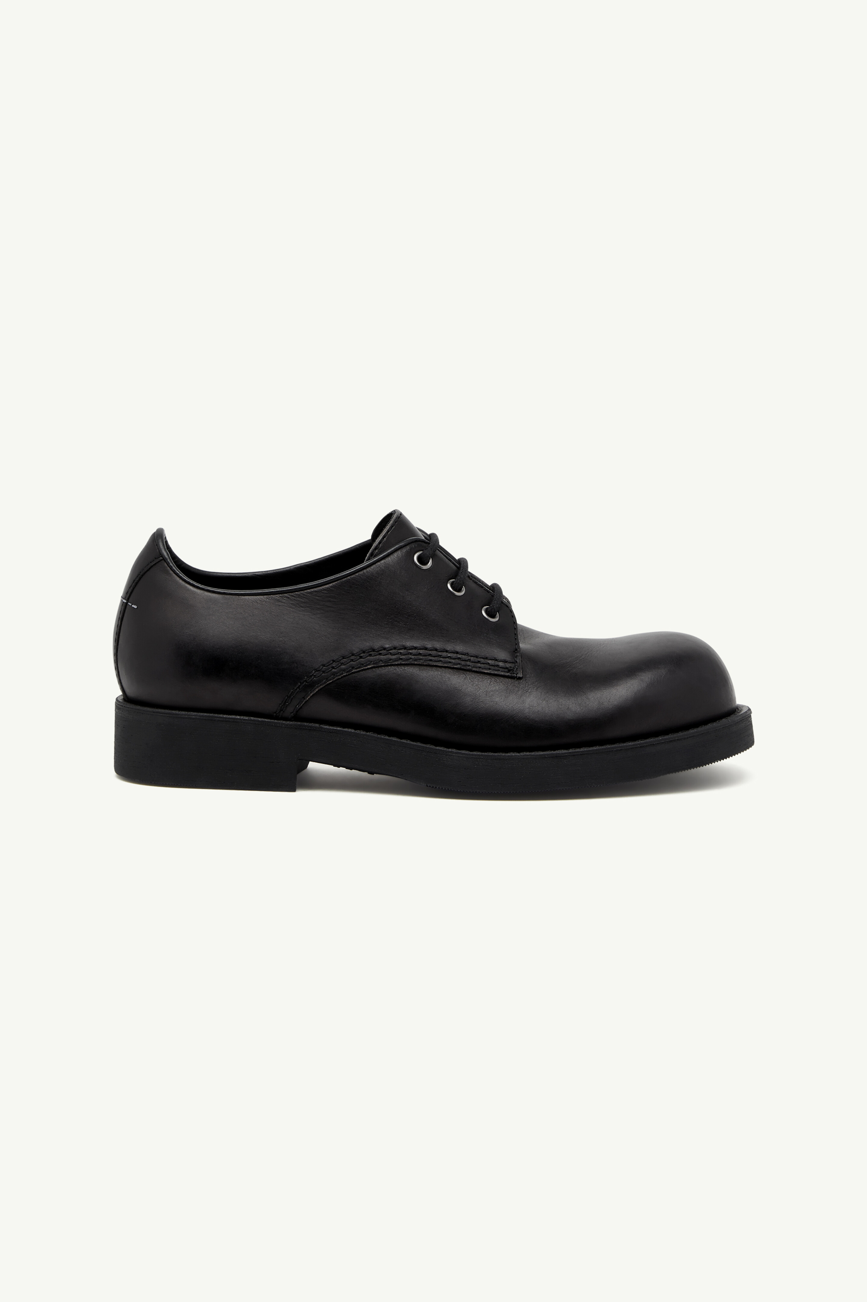 Leather Biker lace-up shoes