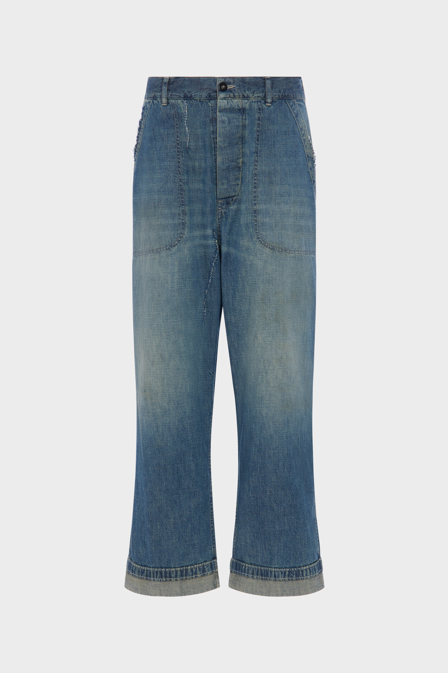 Blue Wide-leg jeans | Maison Margiela Official
