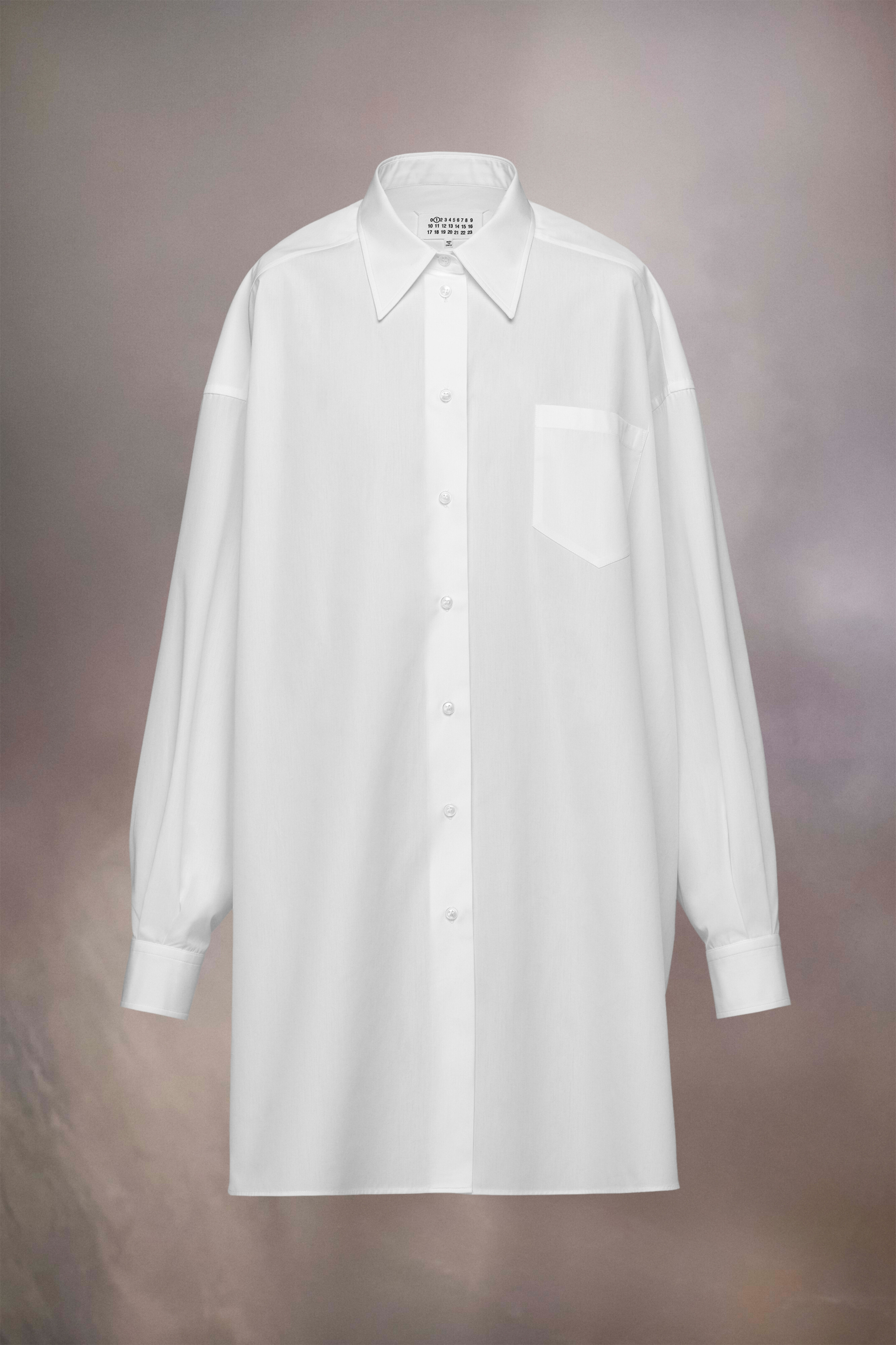 Cotton poplin shirt dress