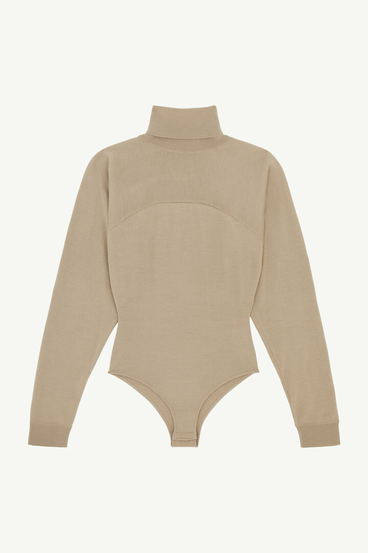 めい High-neck bodysuit