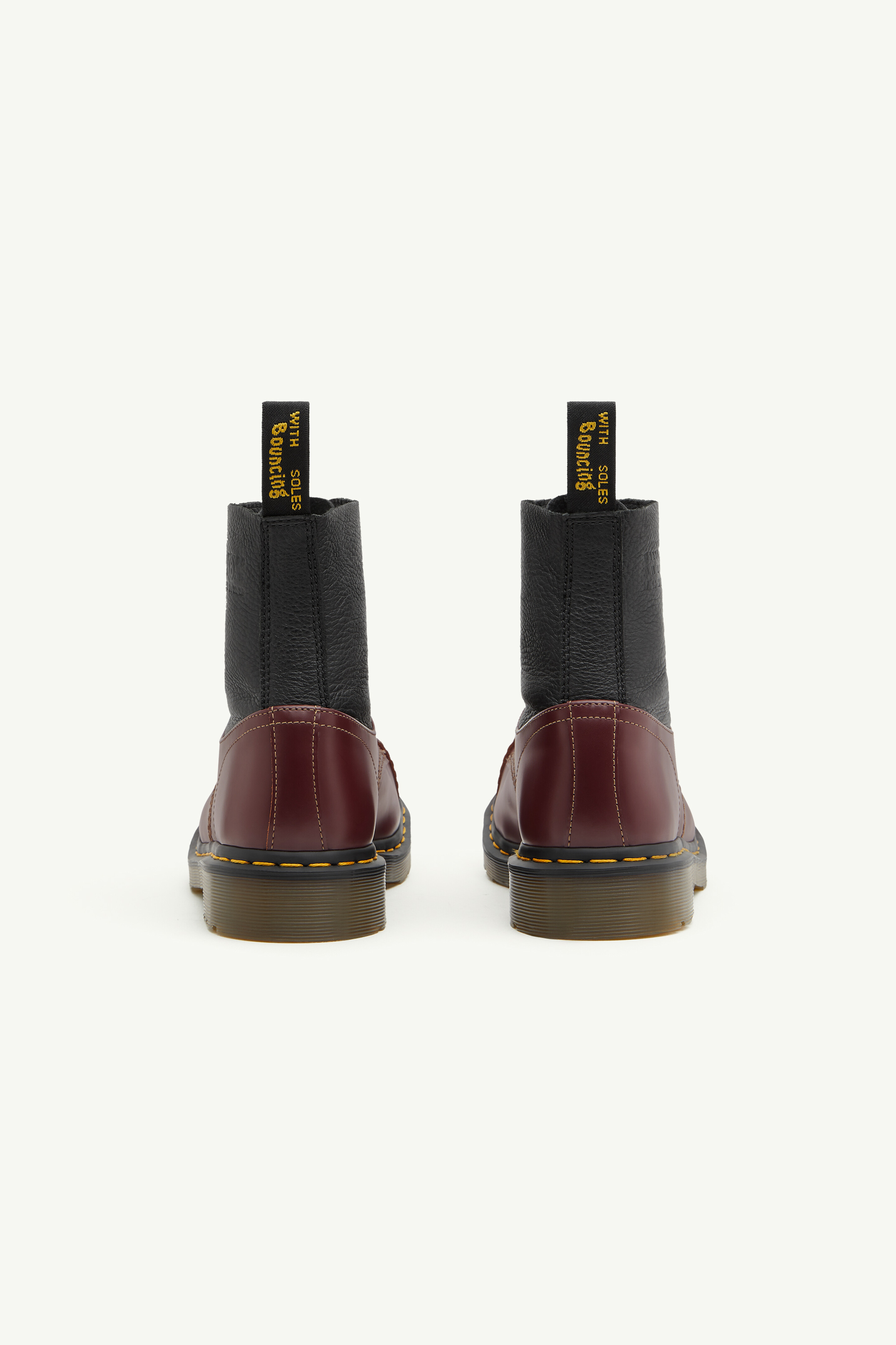 Black & Red Women's Combat Boot - MM6 x Dr. Martens | Maison