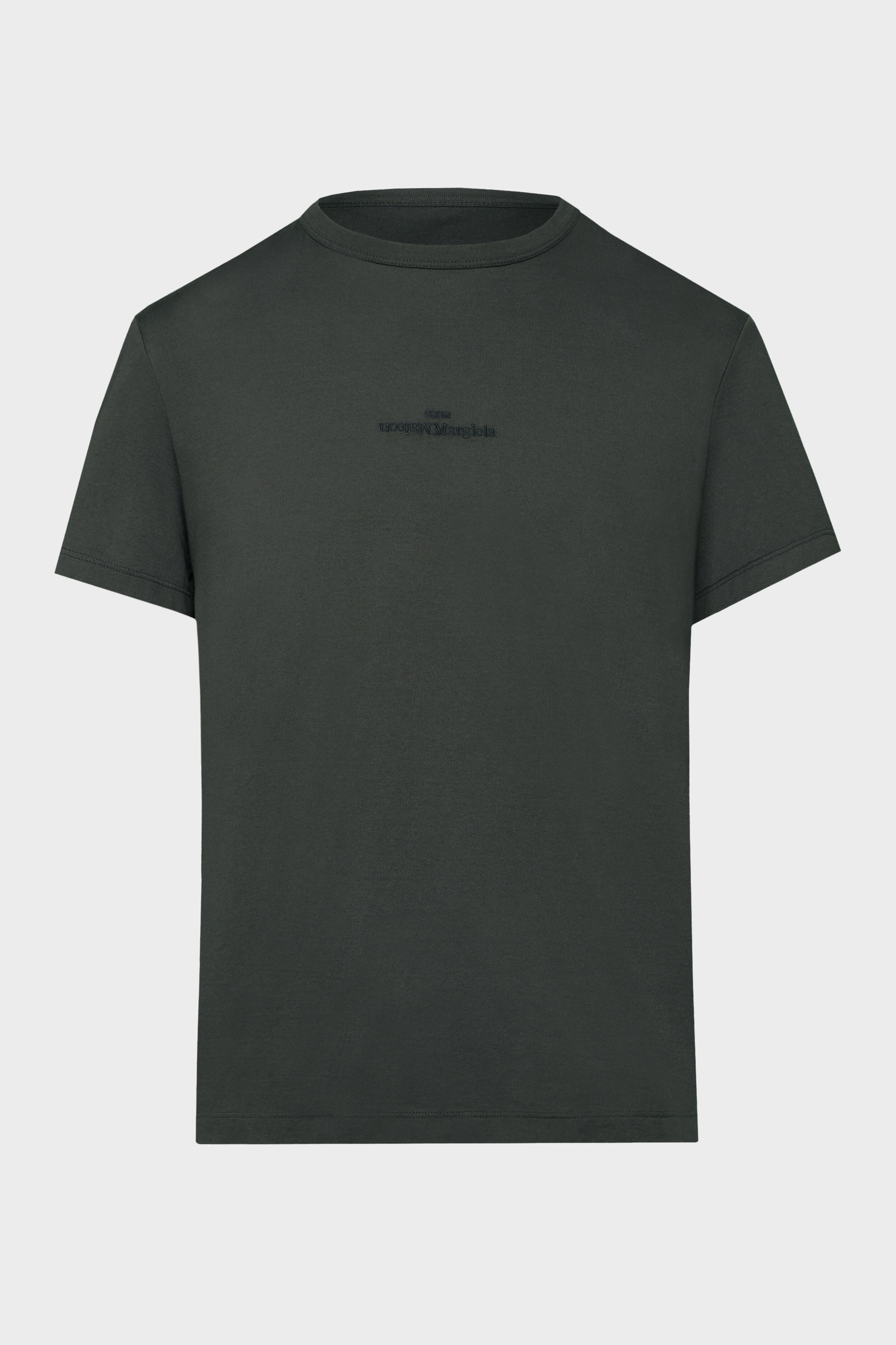 【極美品】MAISON MARGIELA DISTORTED-LOGO TEE Maison Margiela distorted-logo Cotton T-shirt | Black | FARFETCH