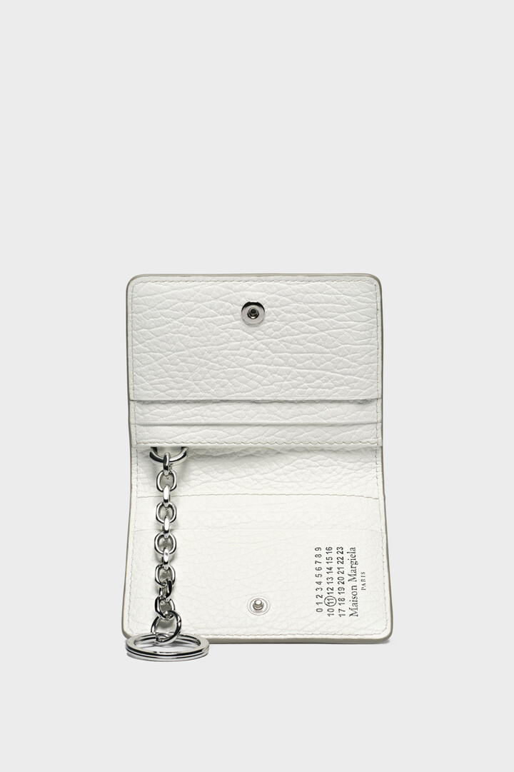 Four stitches keyring cardholder White | Maison Margiela Official