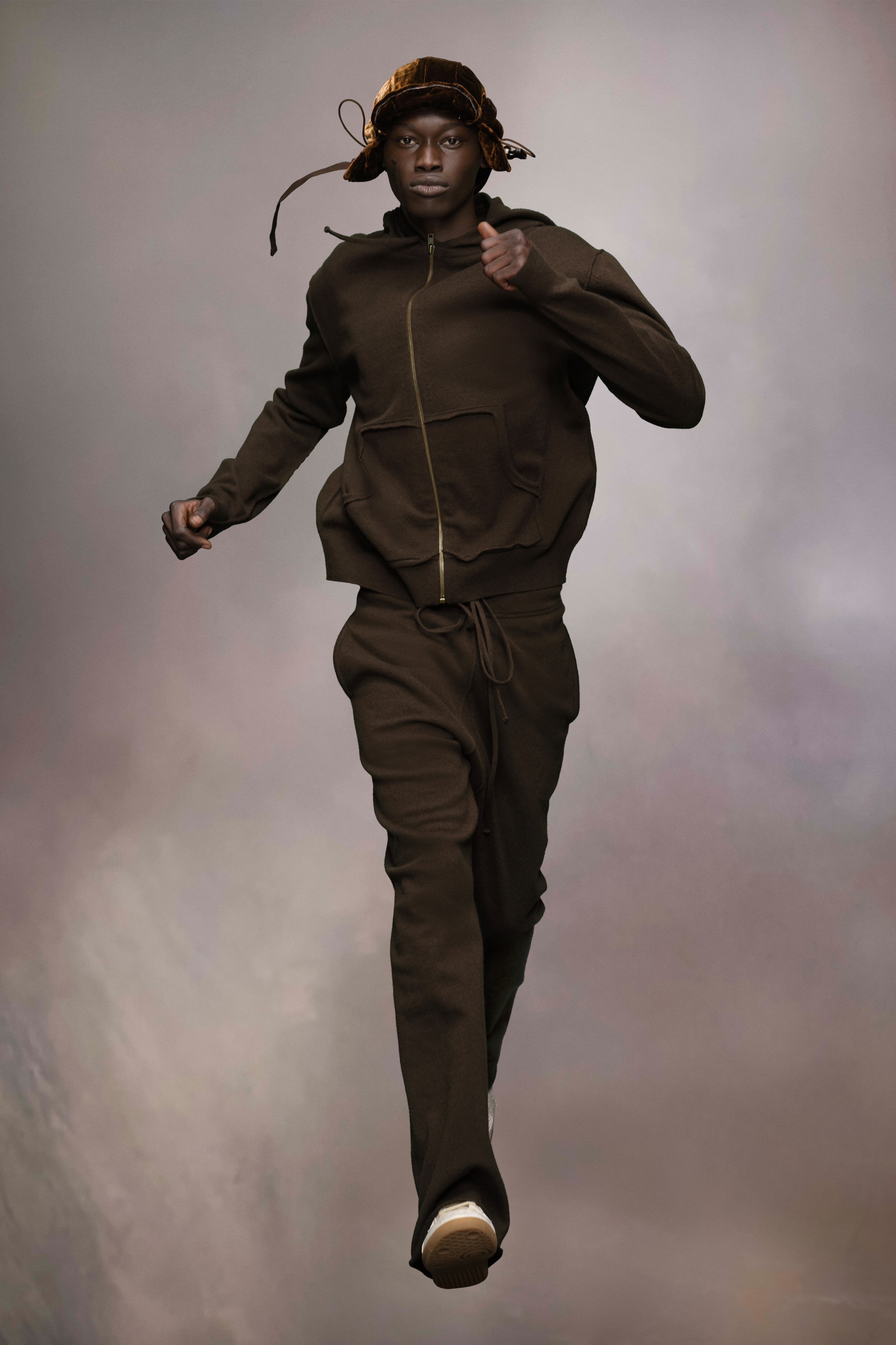 Décortiqué cashmere knit hoodie | Maison Margiela