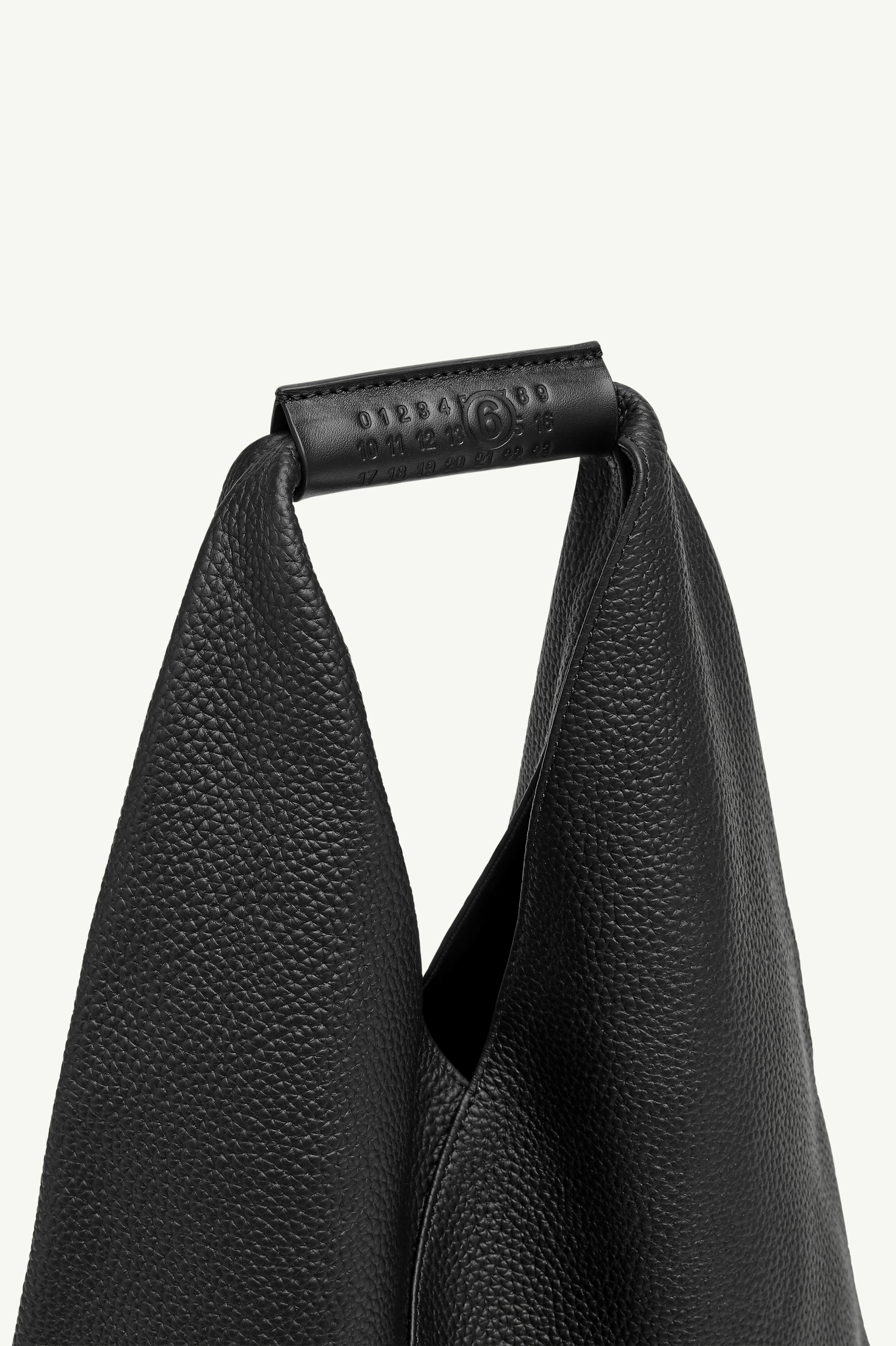 Black Leather Japanese Small Handbag | Maison Margiela