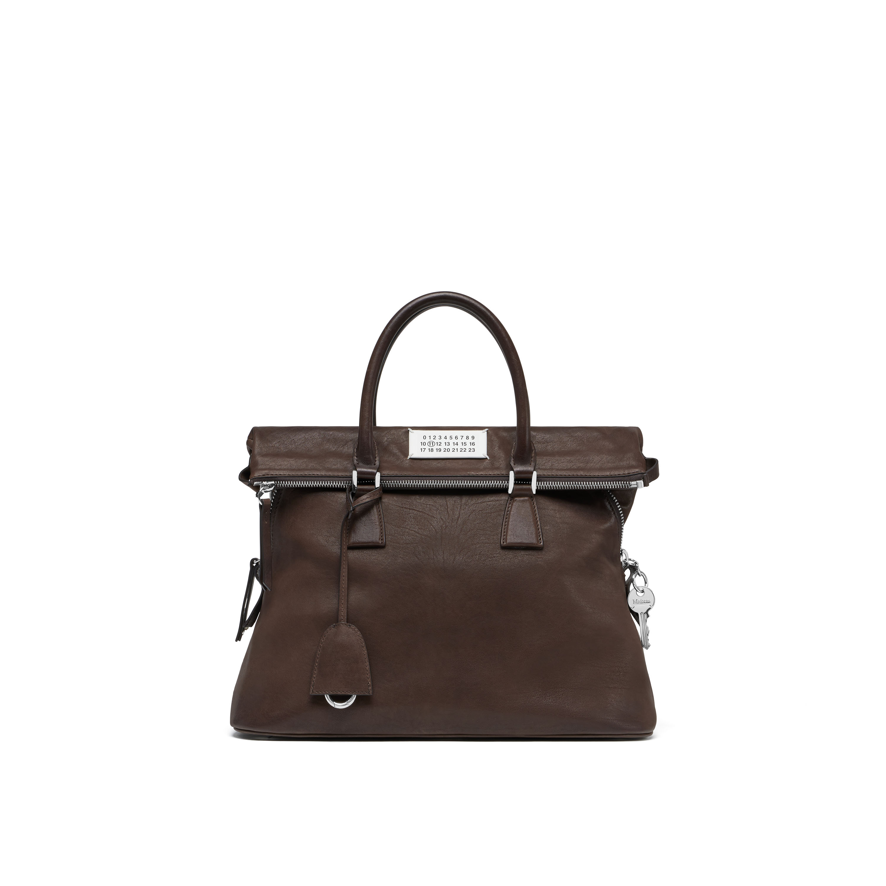 Brown 100% Leather 5AC Crossbody Bag Loved To Death Medium