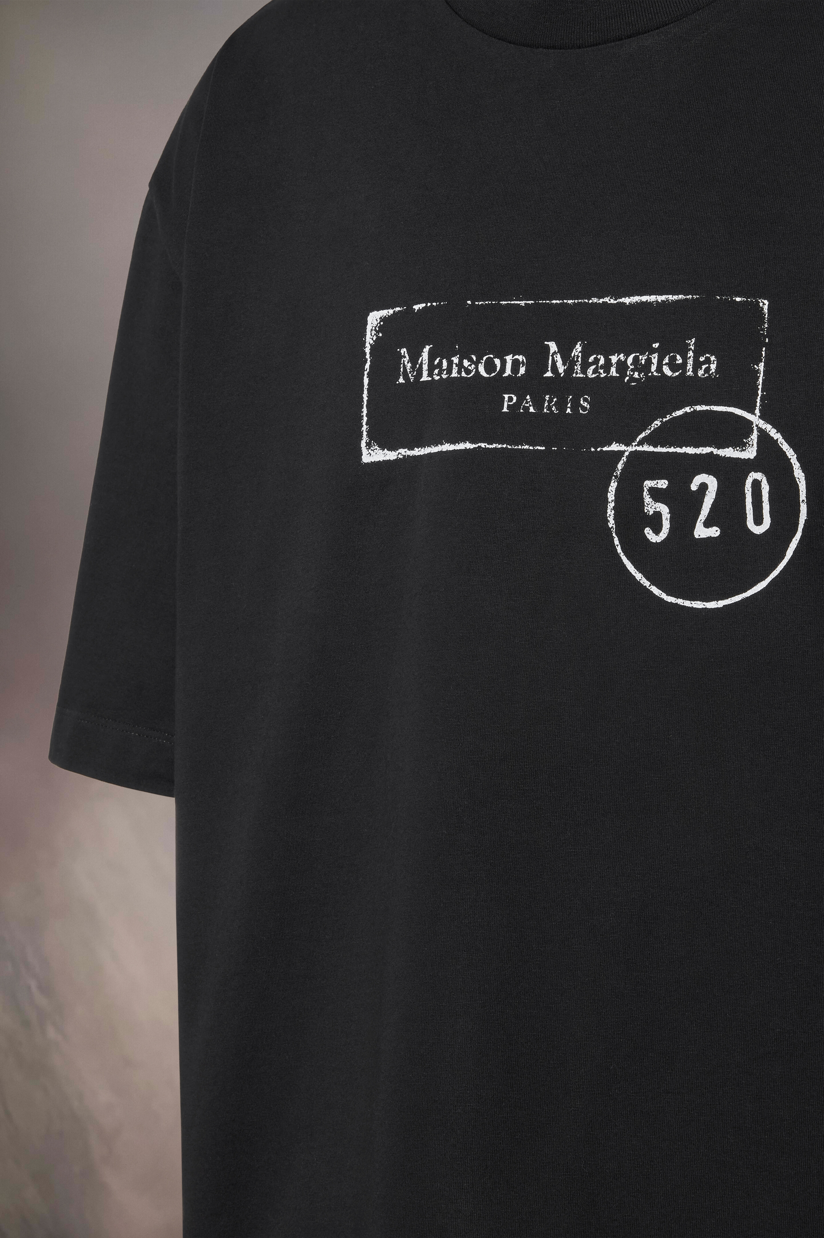 Black 520 Round-neck T-Shirt | Maison Margiela