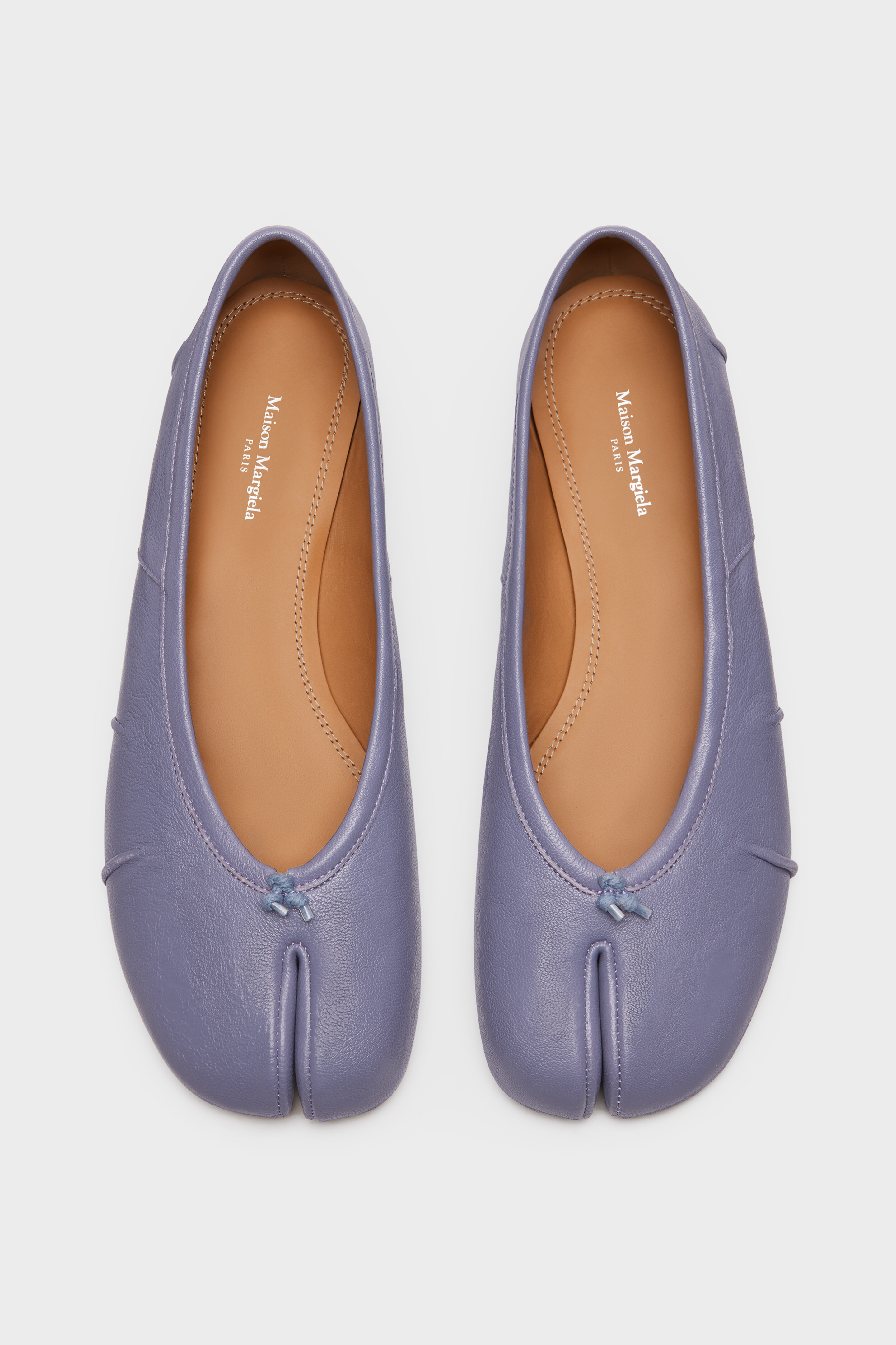 Women's Blue Leather Tabi New Flats | Maison Margiela Women's Blue Leather Tabi New Flats | Maison Margiela