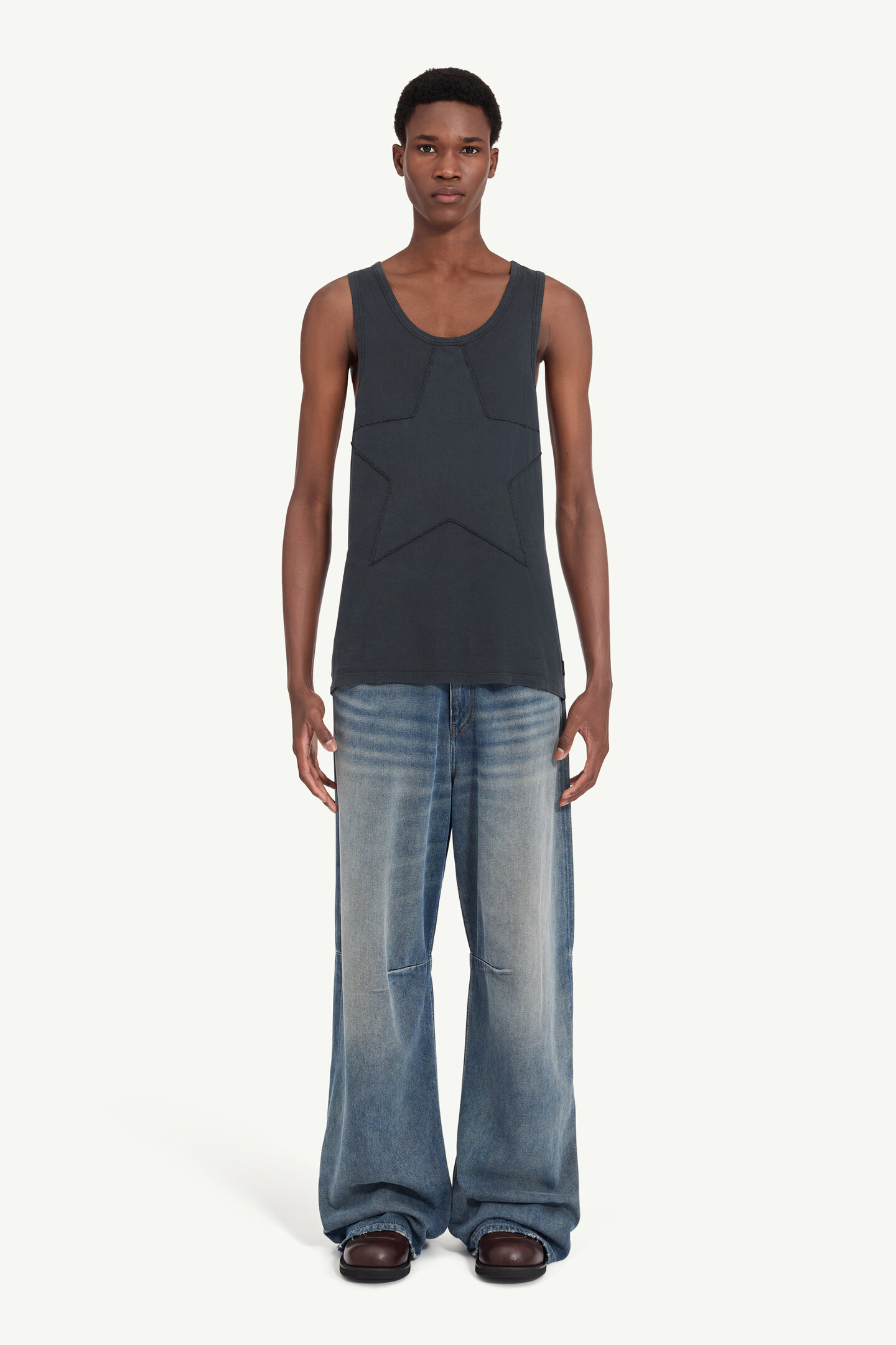 トップス MM6 MAISON MARGIELA Cut-OutRibbedTankTop SH2NL0022_M20108_899_L.jpg