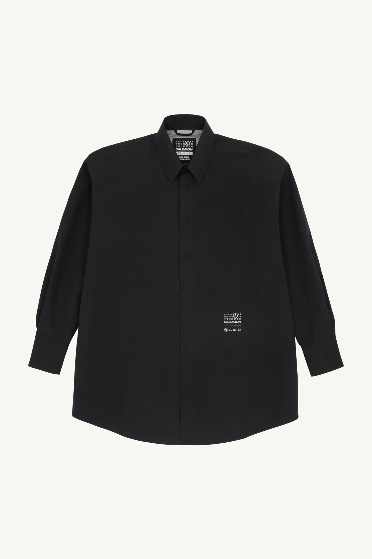 A*R様 MM6 x Salomon GORE-TEX シャツ マルジェラ Black Waterproof T-Shirt MM6 x Salomon | MM6
