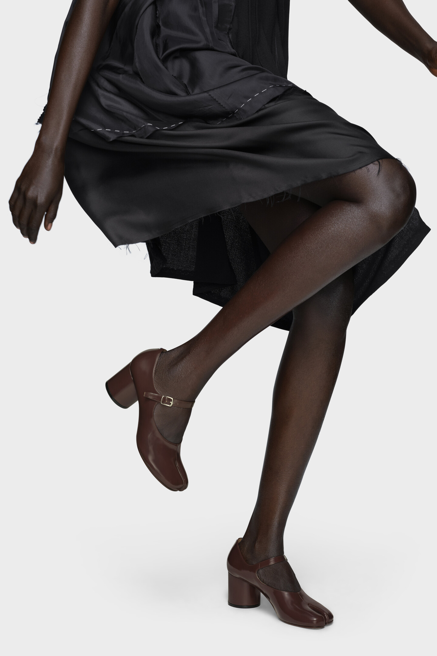 Women's Brown Leather Tabi Mary-Janes | Maison Margiela