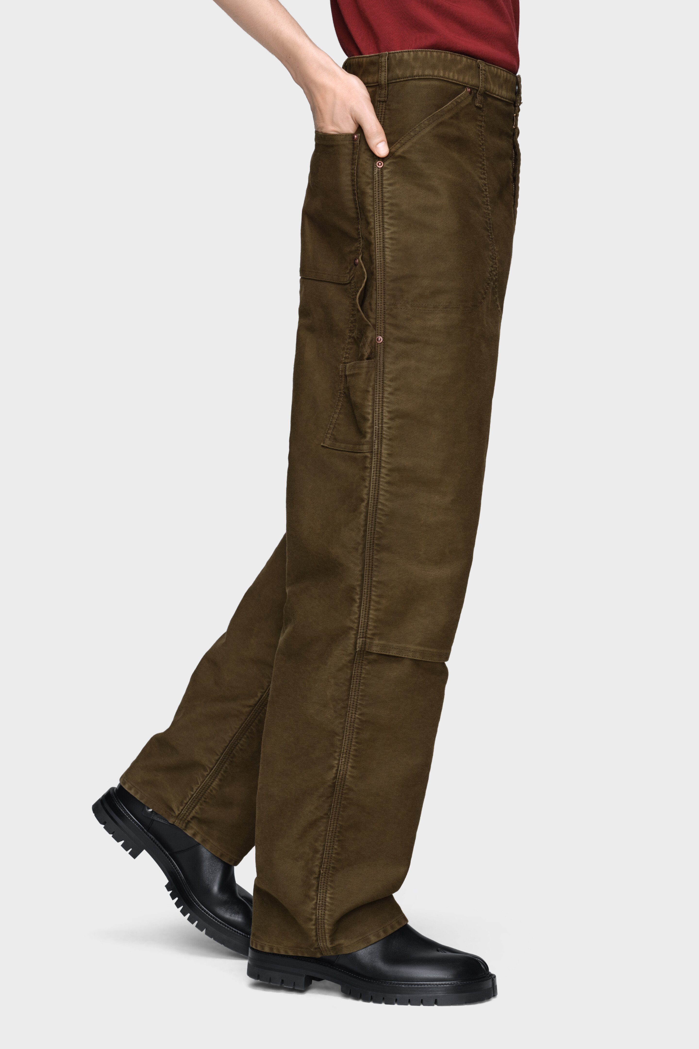 Men's Blue Cotton Straight-Leg Jeans | Maison Margiela