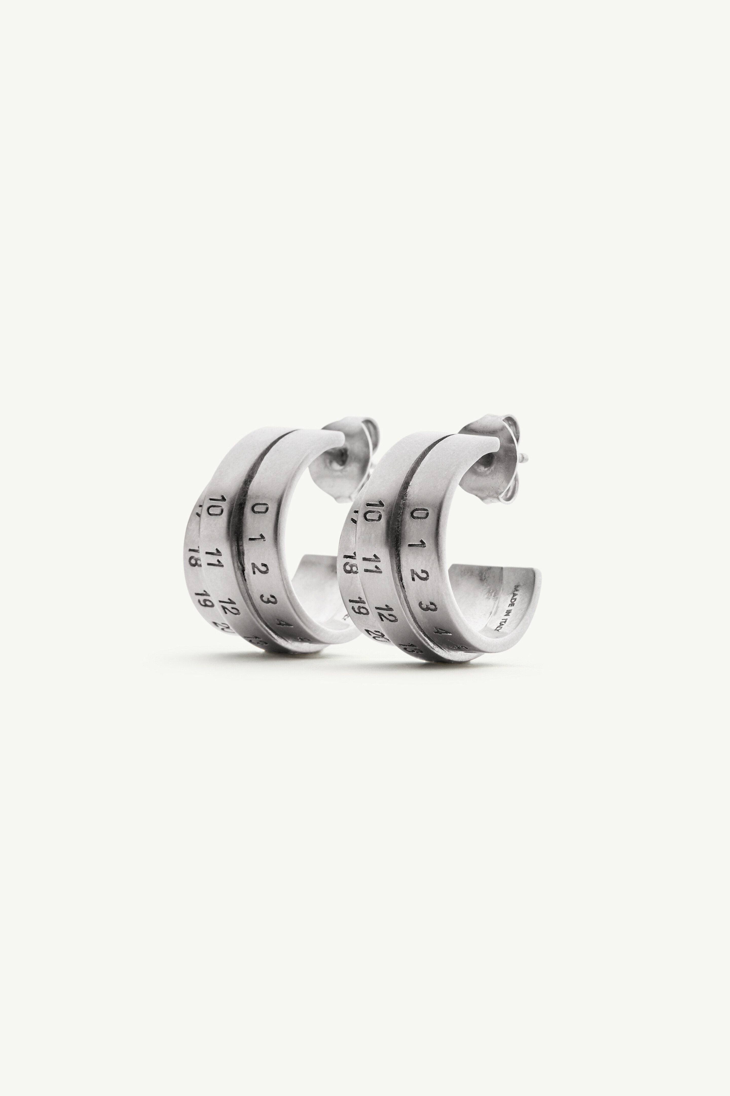 Triple logo earrings