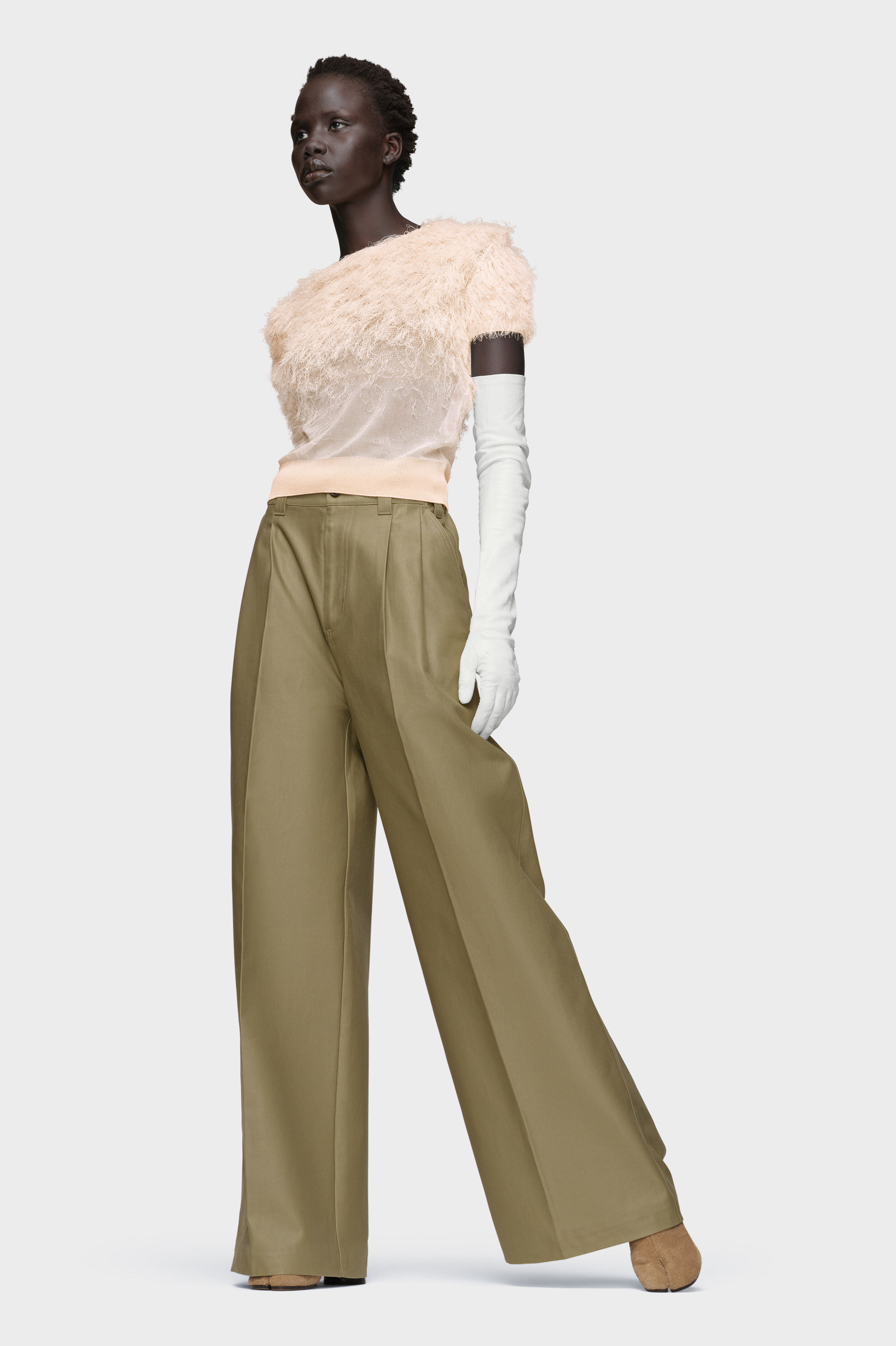 Retrograde silk knit top