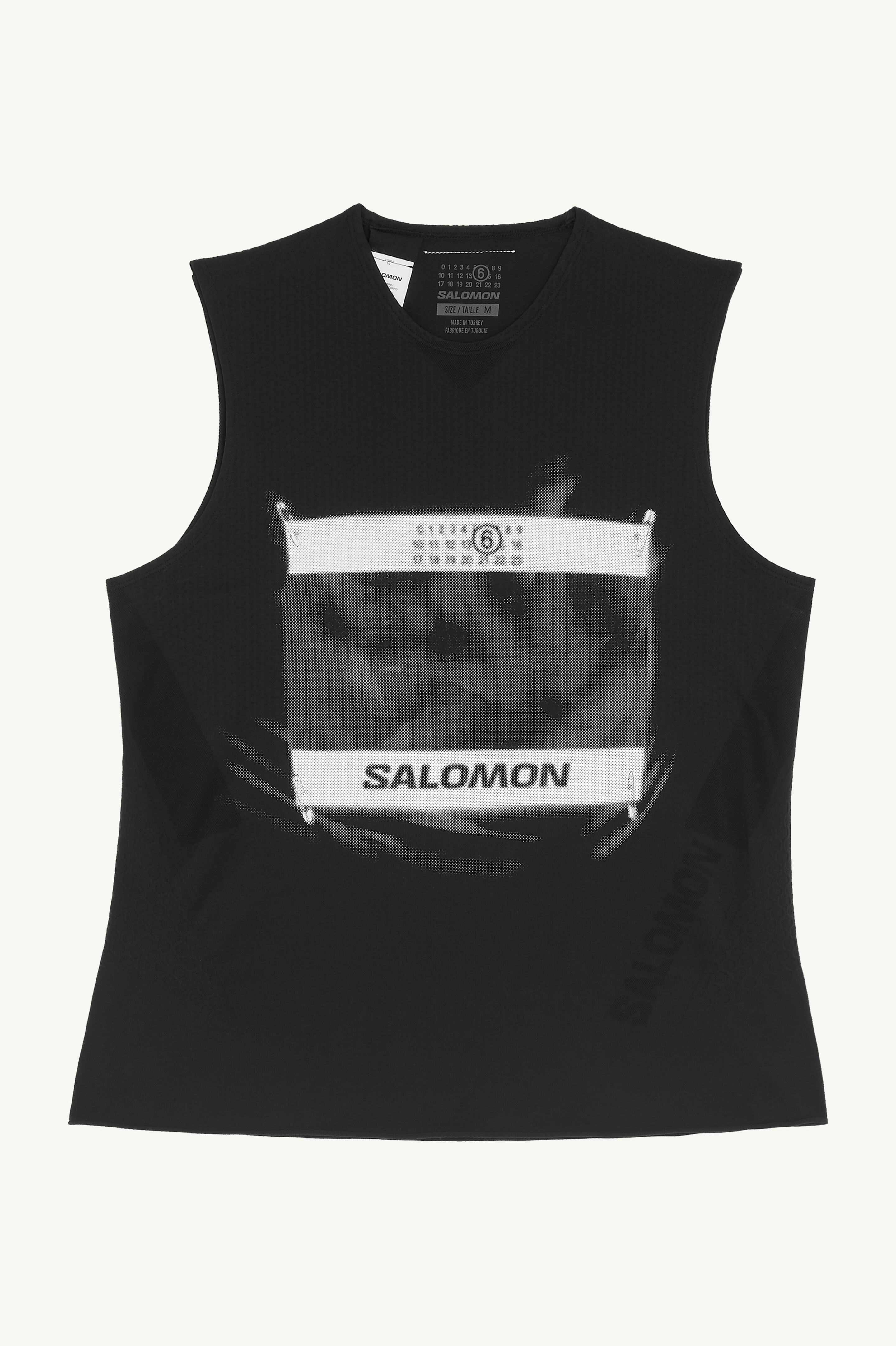 Black Printed T-Shirt MM6 x Salomon | MM6