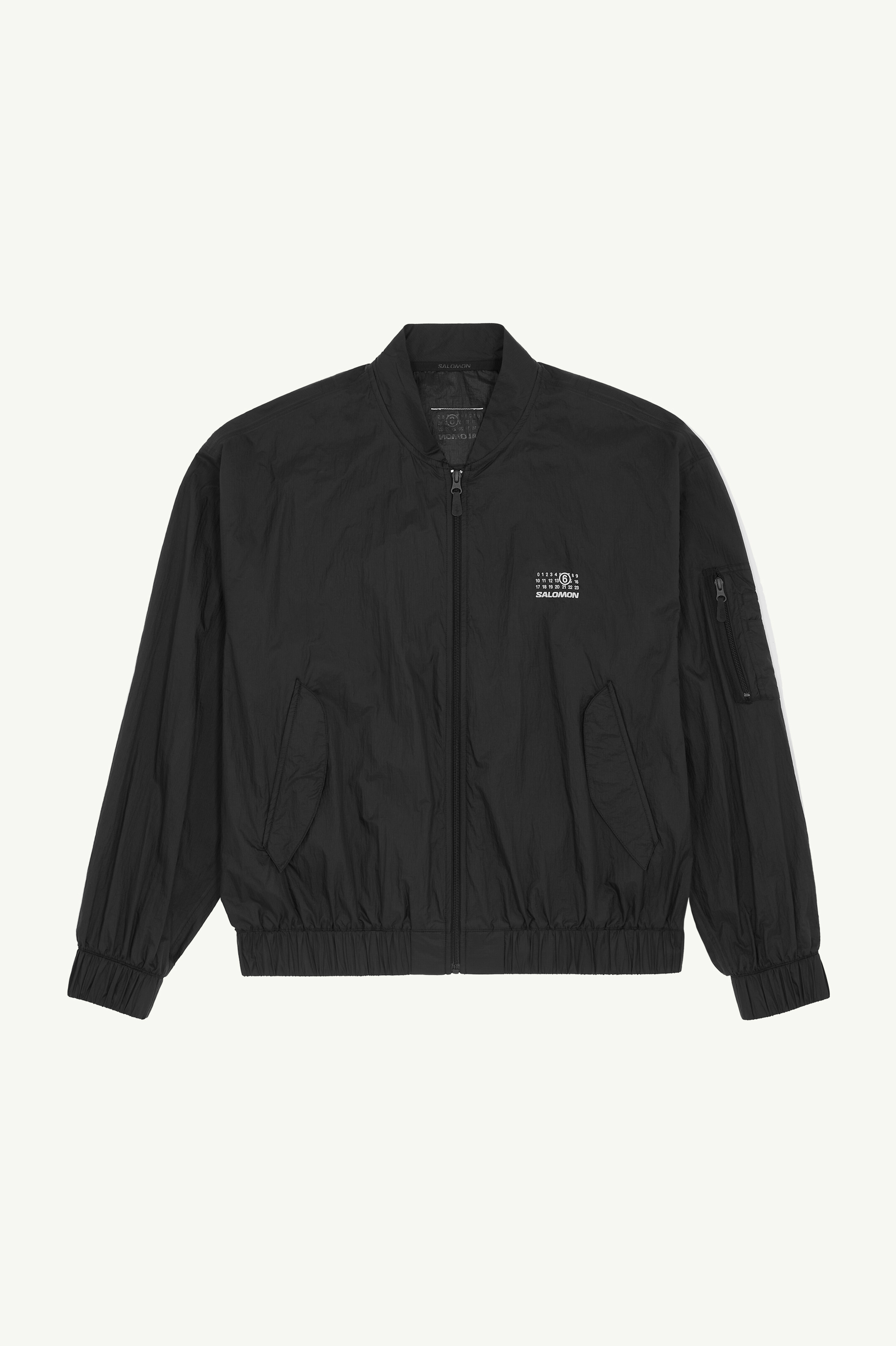 Salomon MM6 メゾンマルジェラ　コラボ SPORTS JACKET Black Nylon Sports Jacket MM6 x Salomon | MM6