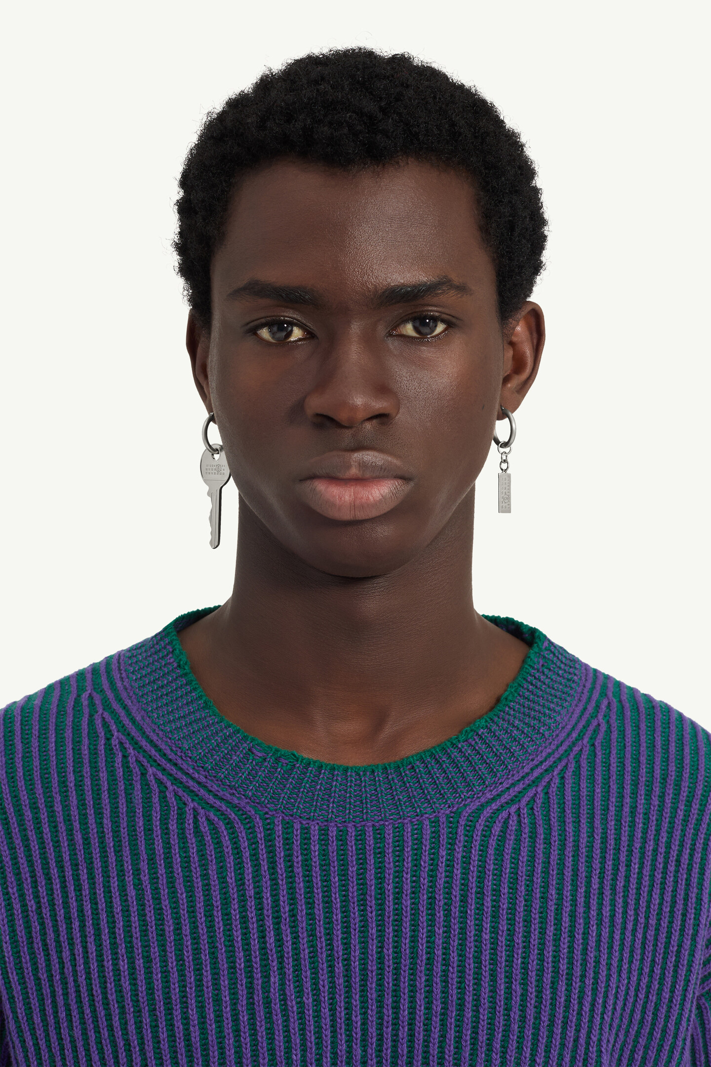 Tag and Key Earrings