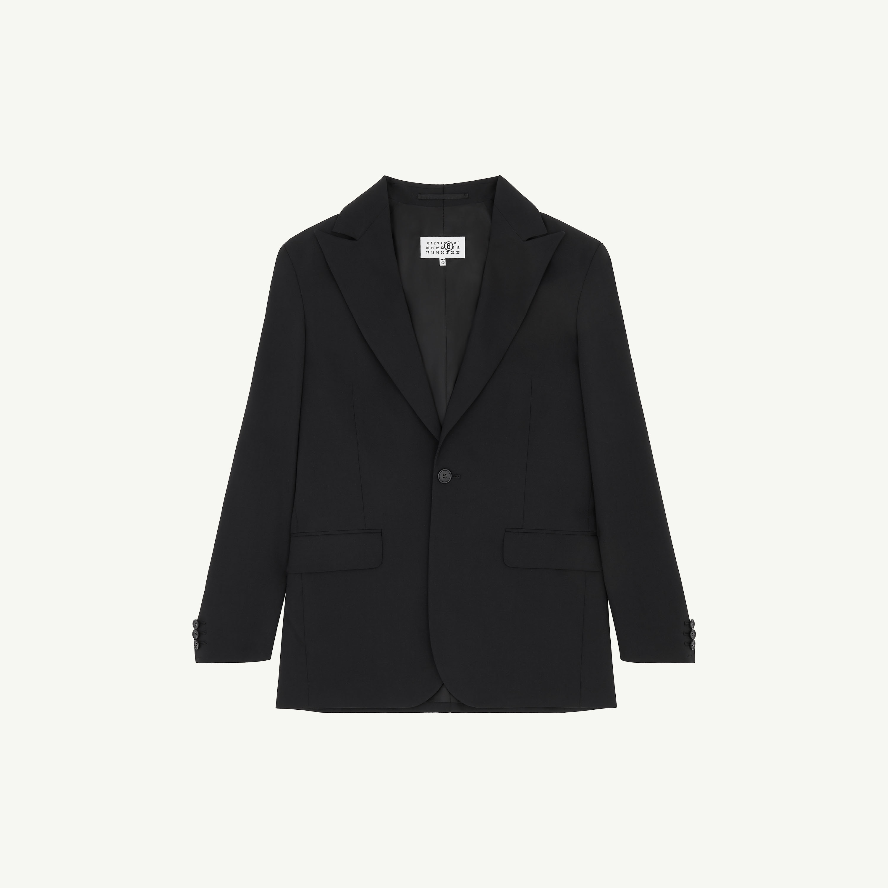 デコンストラクテッド ウールブレザー