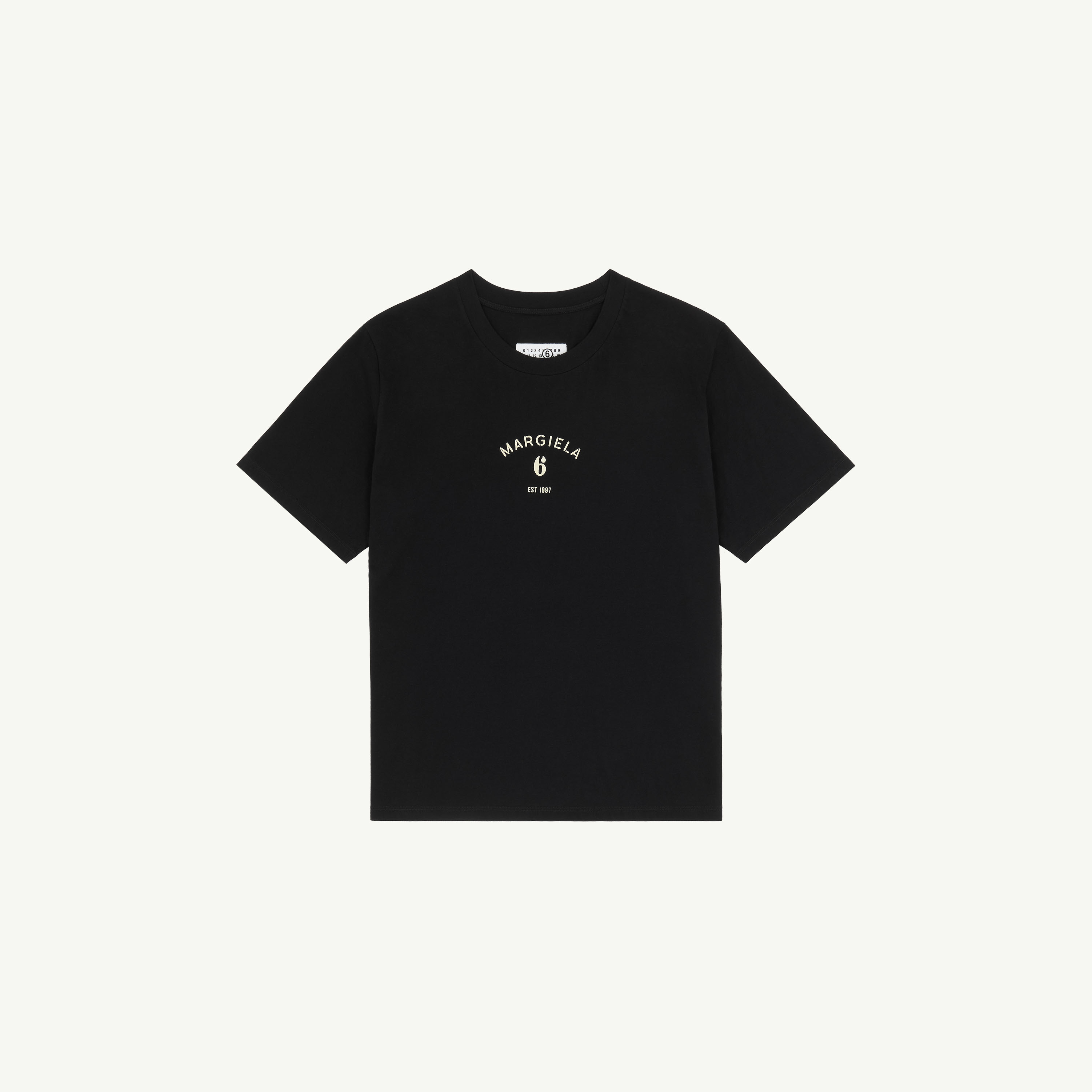 MM6 マネキン プリント ジャージーTシャツ ブラック | Maison Margiela公式