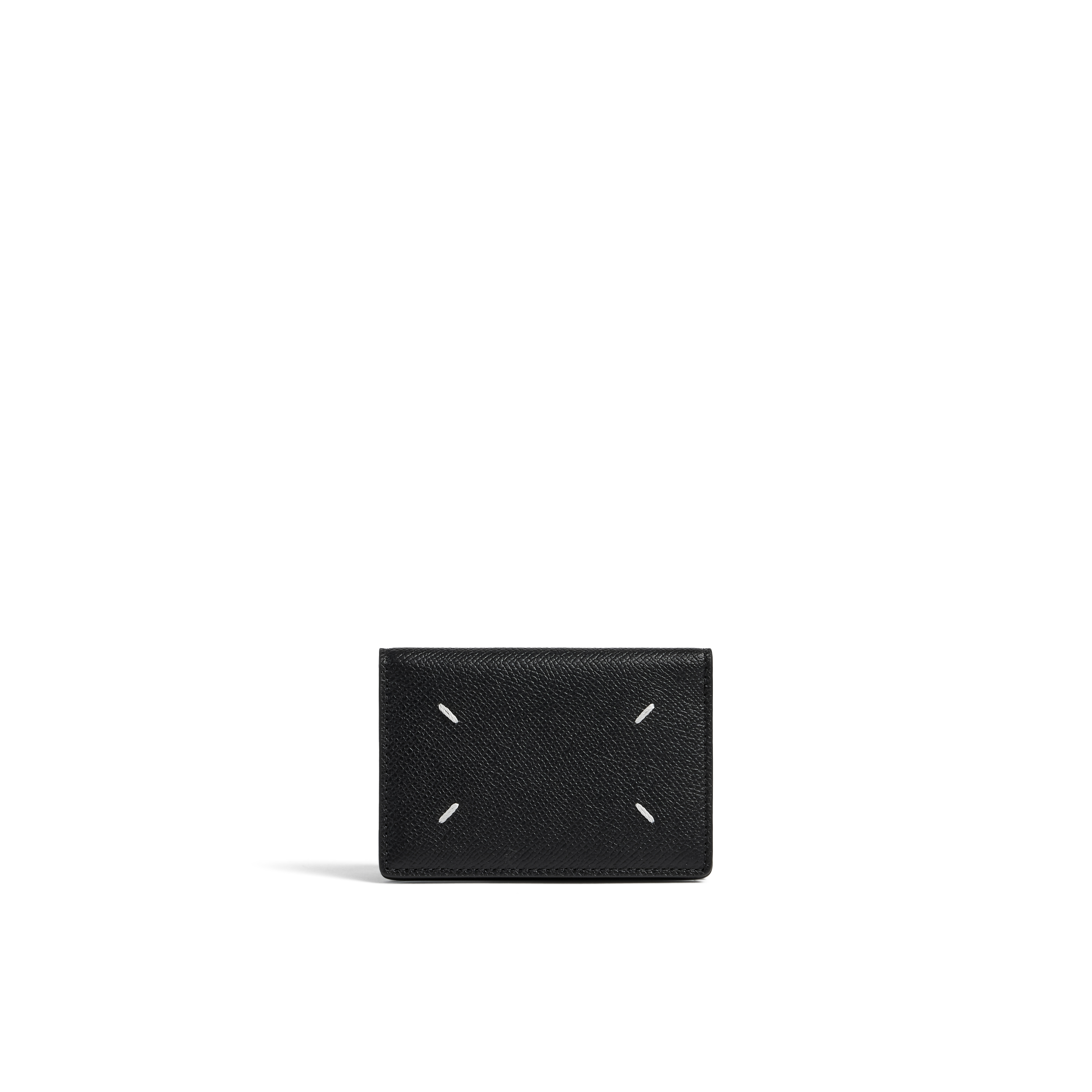Black Four stitches cardholder | Maison Margiela Official