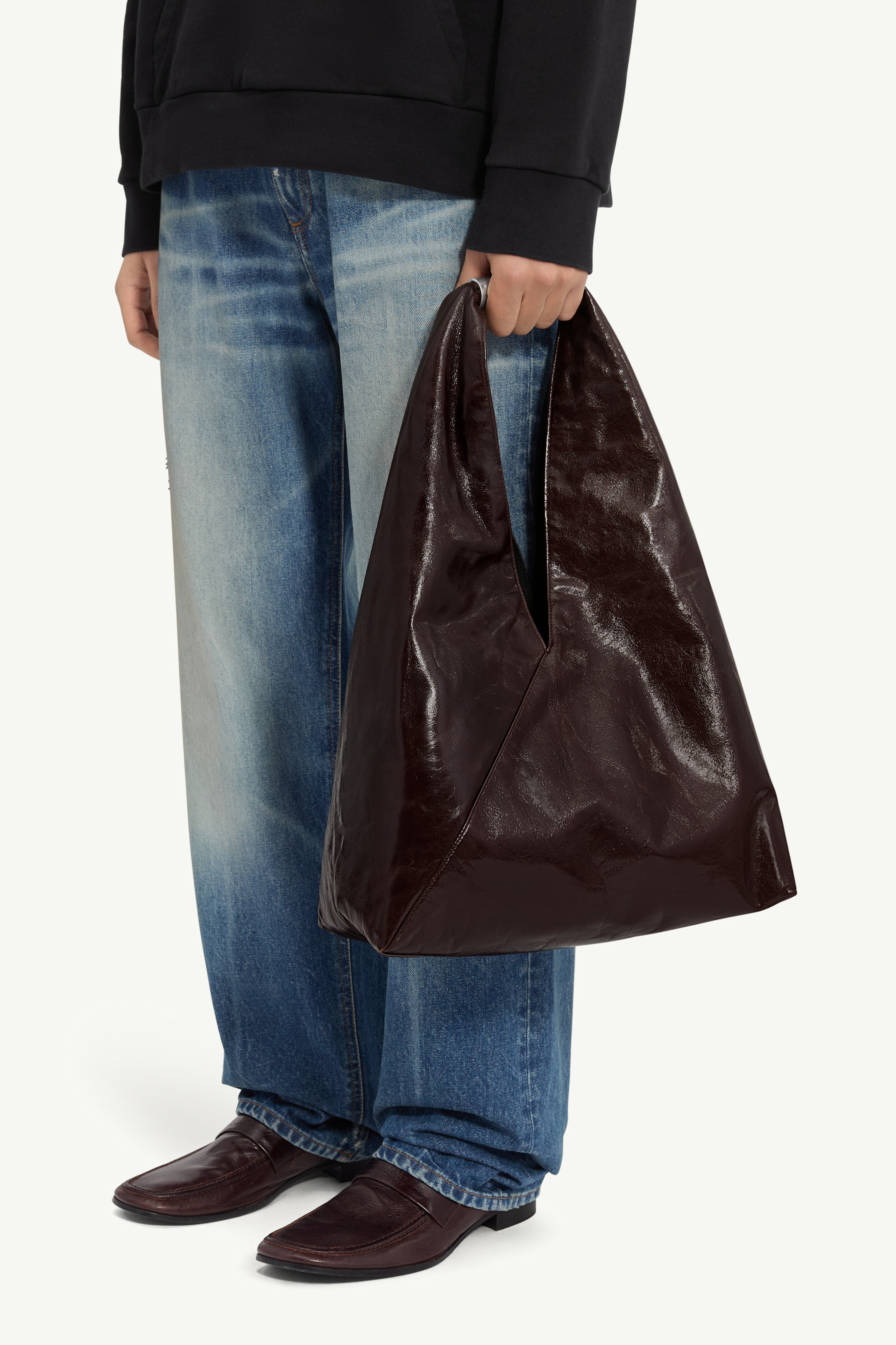 Brown Japanese Bag Jewel Handle Classic | MM6 Official
