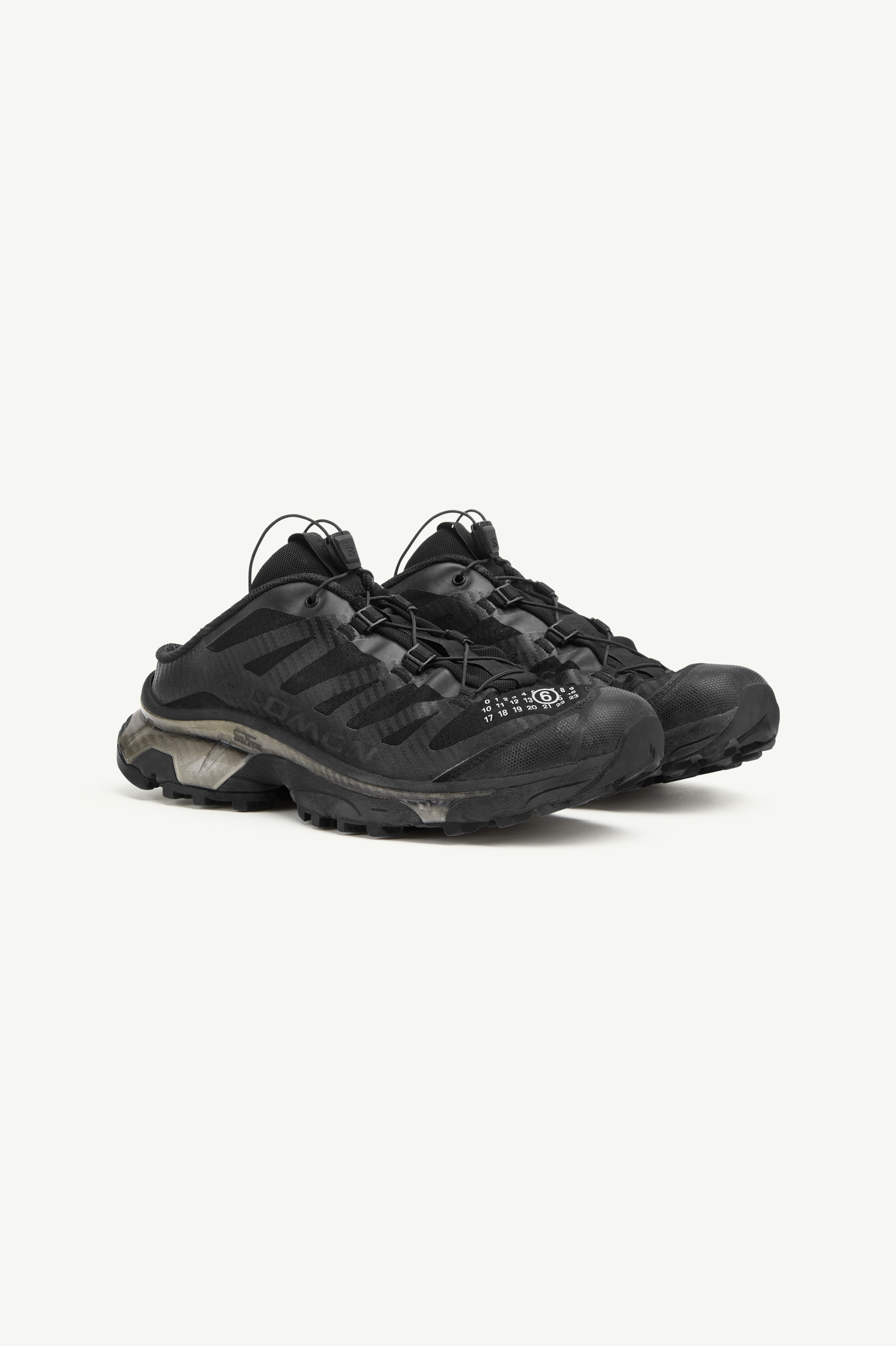 Black Men's Black Xt-4 Mules - MM6 x Salomon | MM6