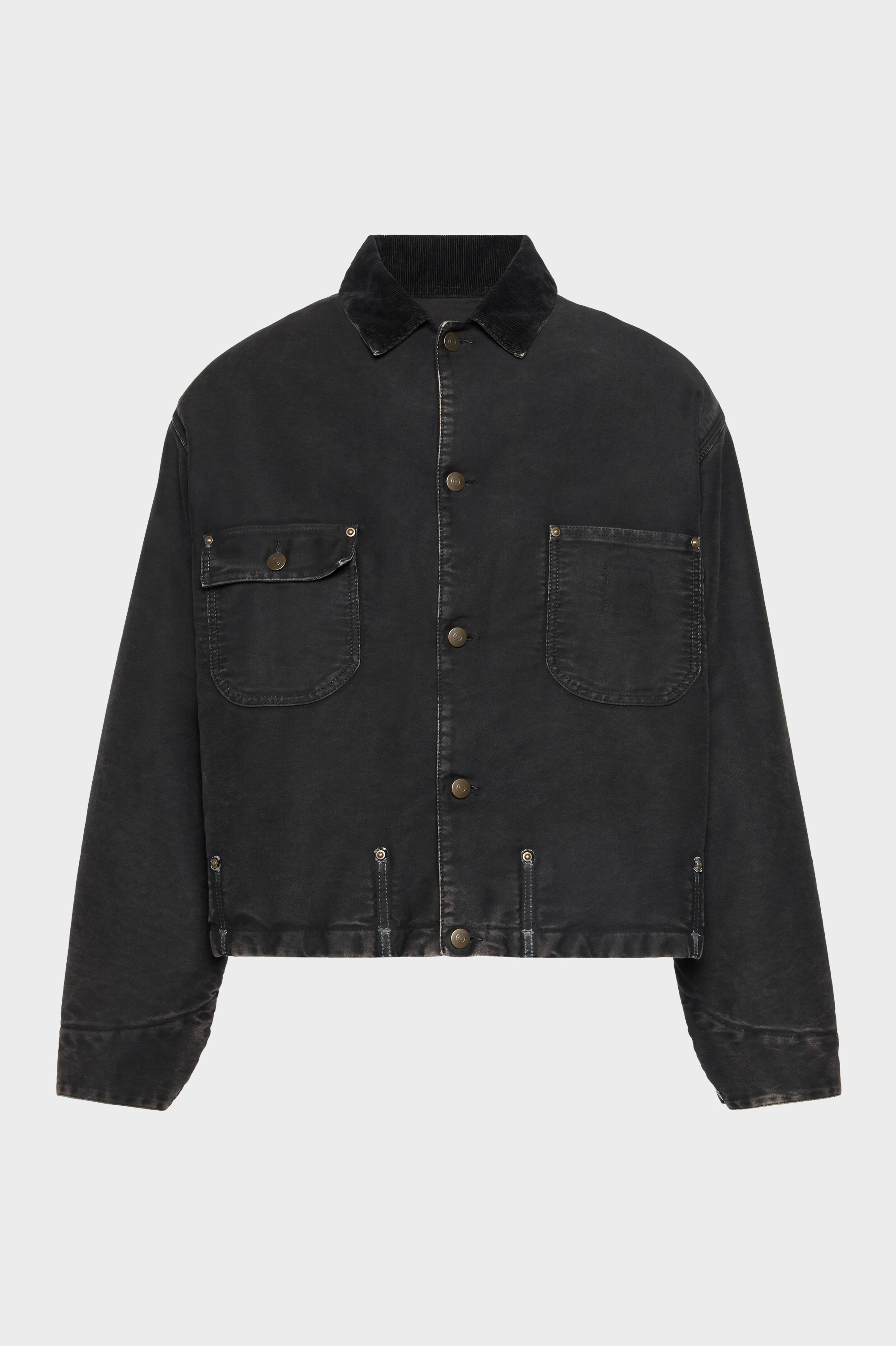 Men's Black Cotton Sports Jacket | Maison Margiela