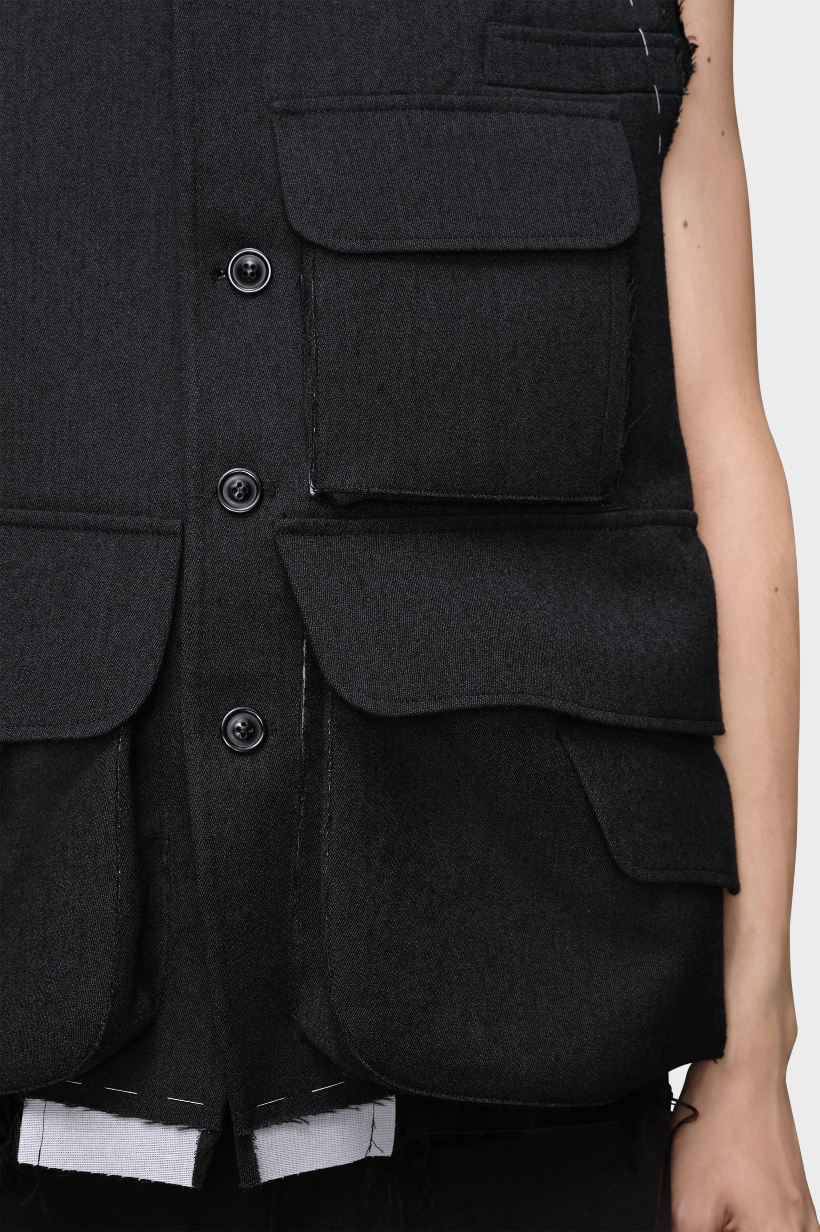 Maison Margiela ノースリーブジャケット ノースリーブウールジャケット