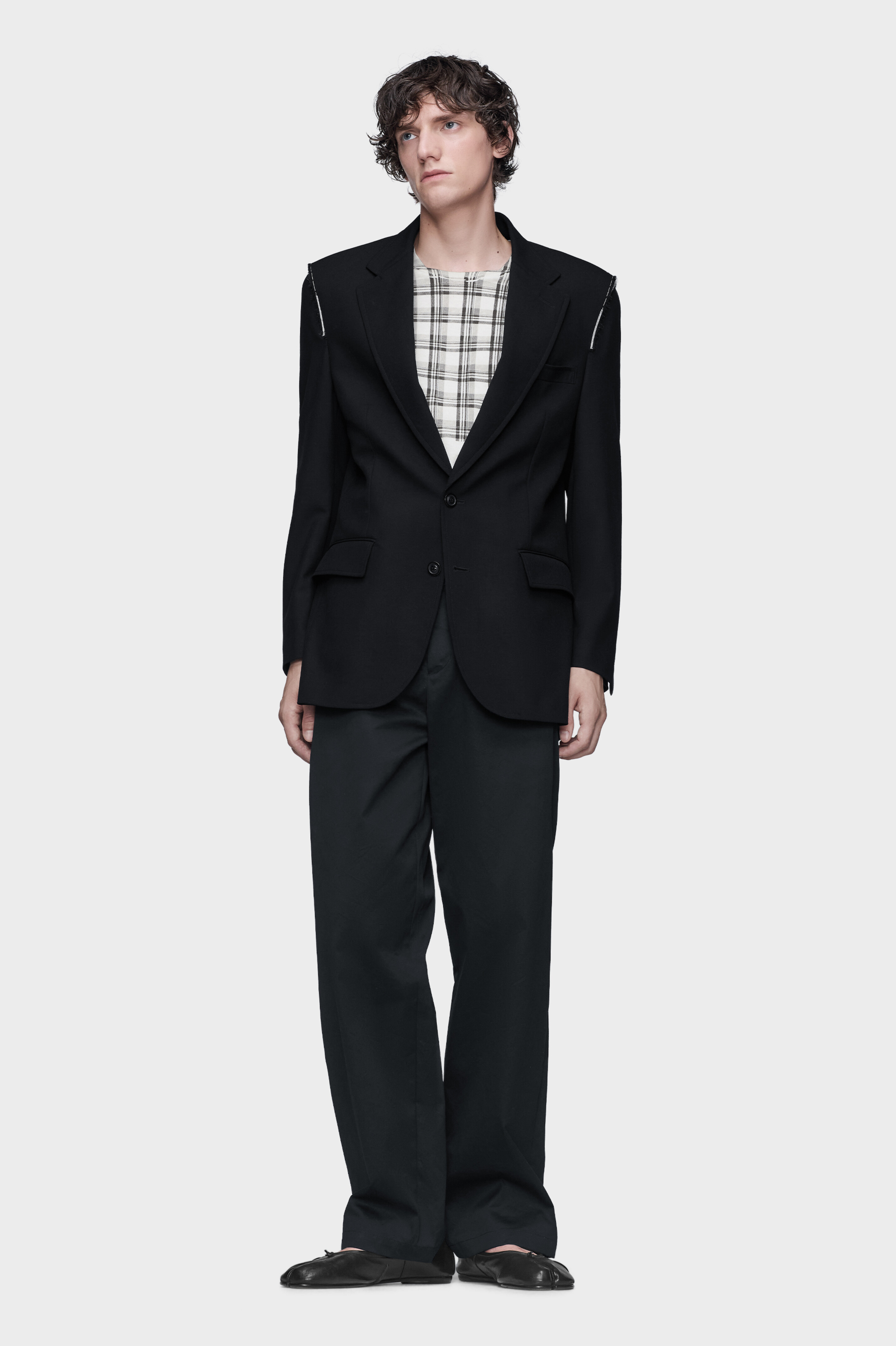 MaisonMargiela マルジェラ ワイドレッグトラウザー パンツ 44 MaisonMargiela マルジェラ ワイドレッグトラウザー パンツ 44