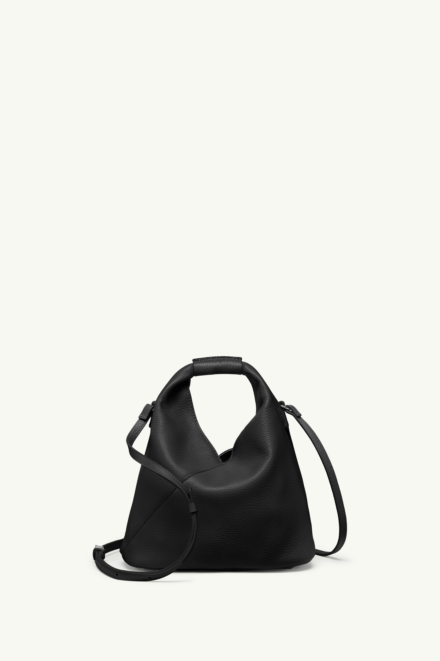 Black Leather Japanese Handbag | MM6
