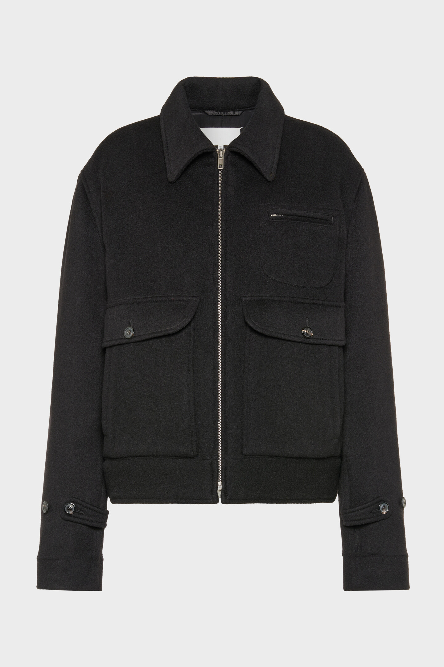ウールカシミアキャバン ジャケット ブラック | Maison Margiela公式