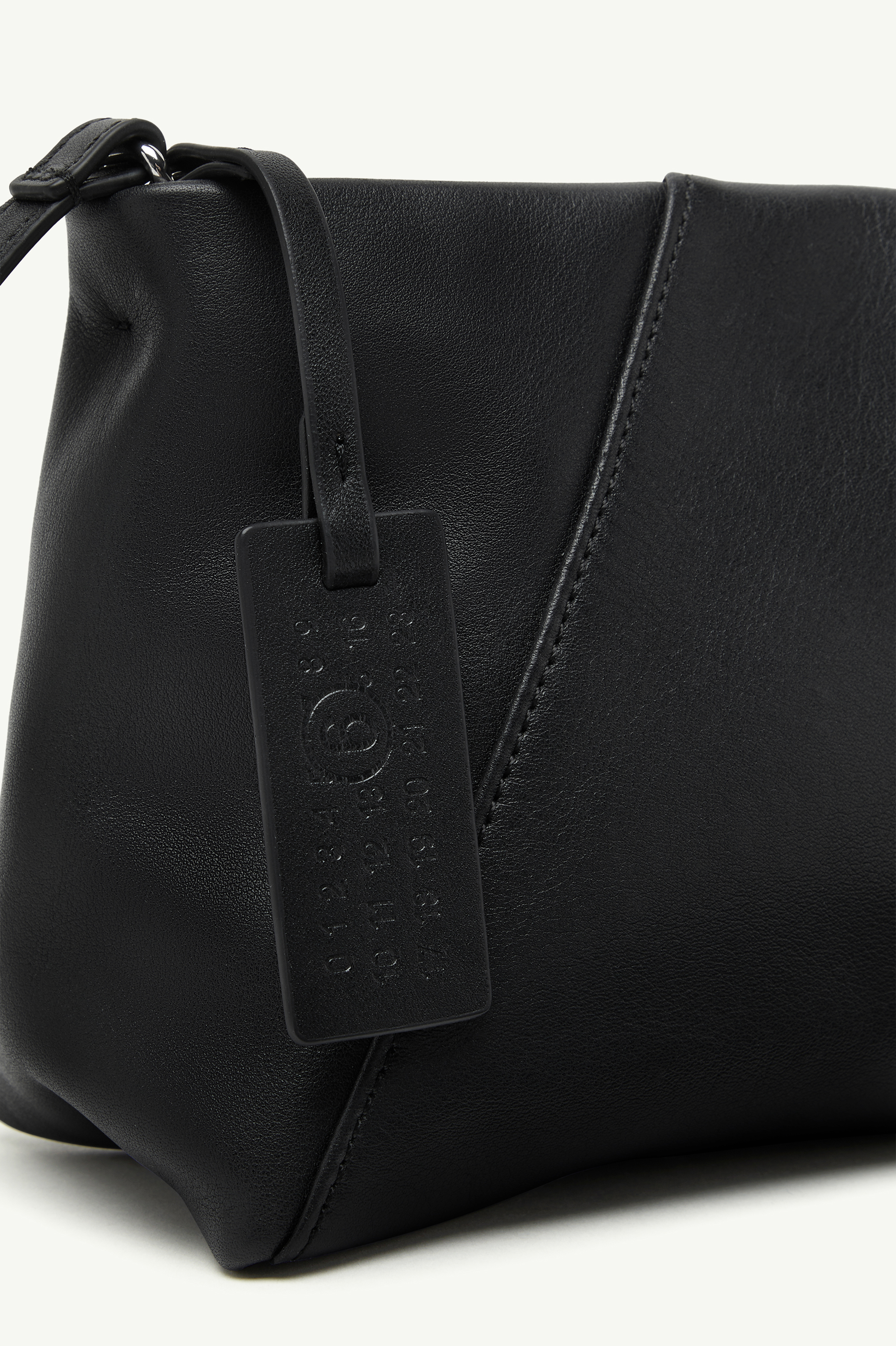 FOLDED J SHOULDER BAG