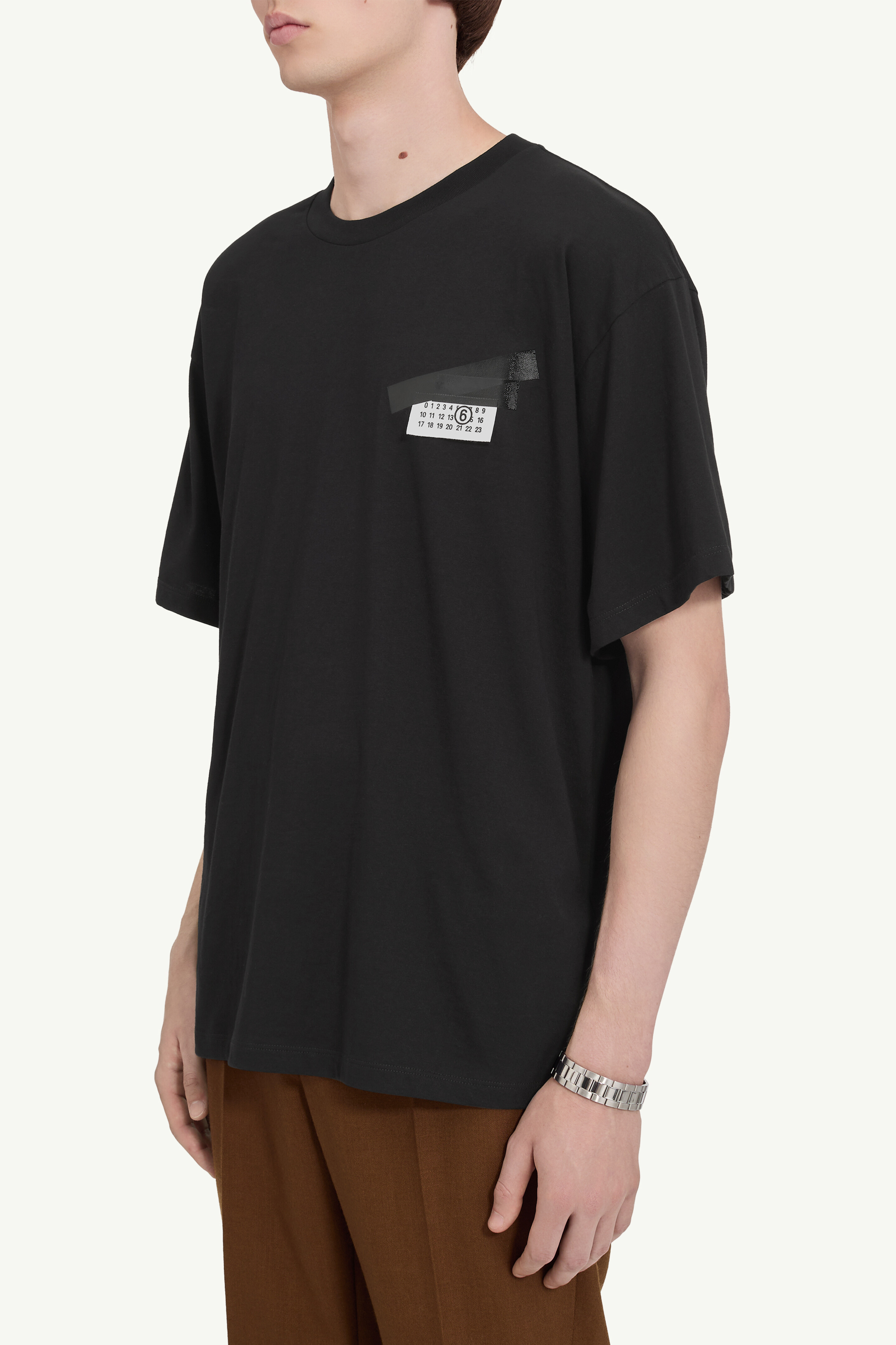 Men's Graphic Trompe L'Oeil T-Shirt | MM6